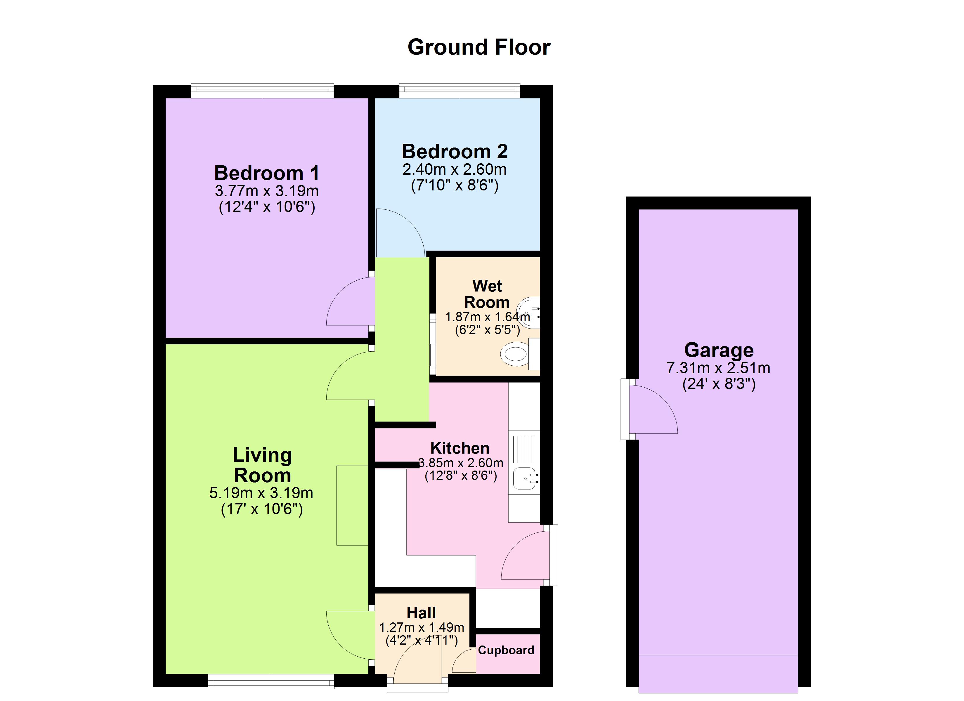 12, Rydal Avenue, NOTTINGHAM floorplan