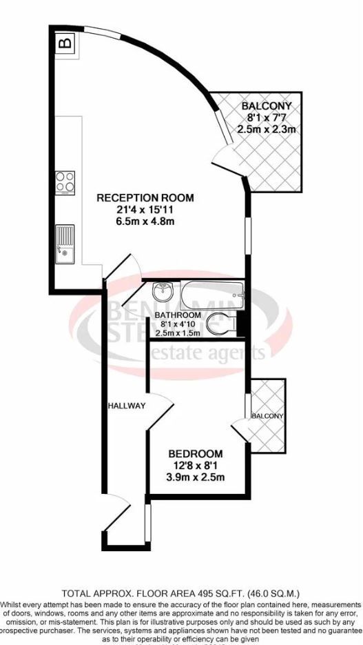 10 Chandos Parade, Buckingham Road, Edgware floorplan