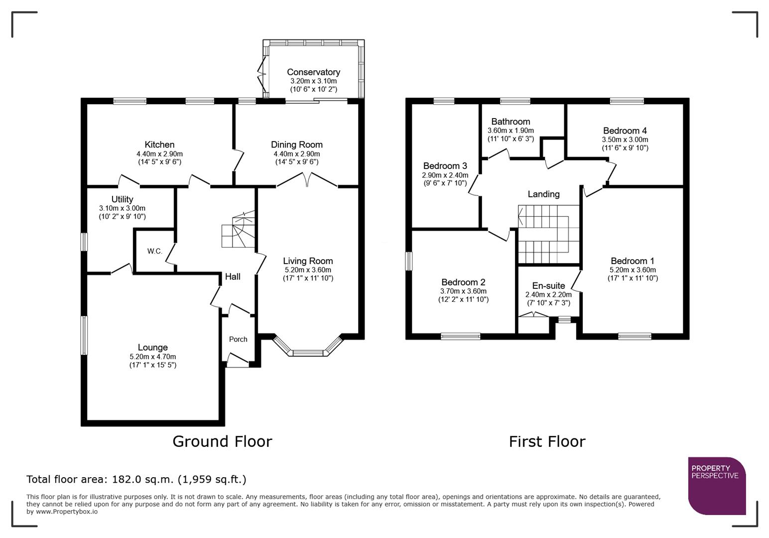2, Vicarage Close, Llandudno floorplan