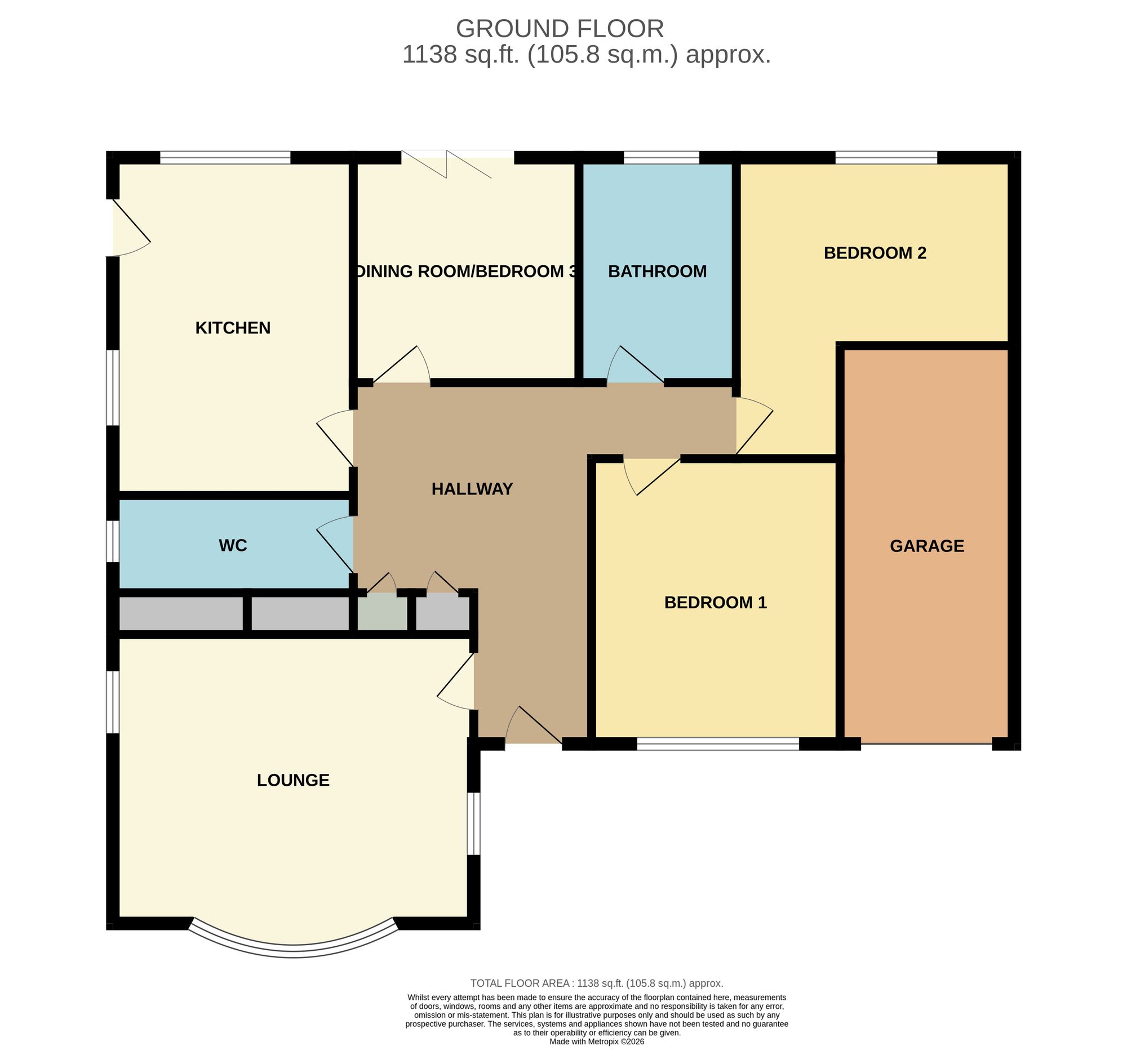 2a Meadow Dene, Scarborough floorplan