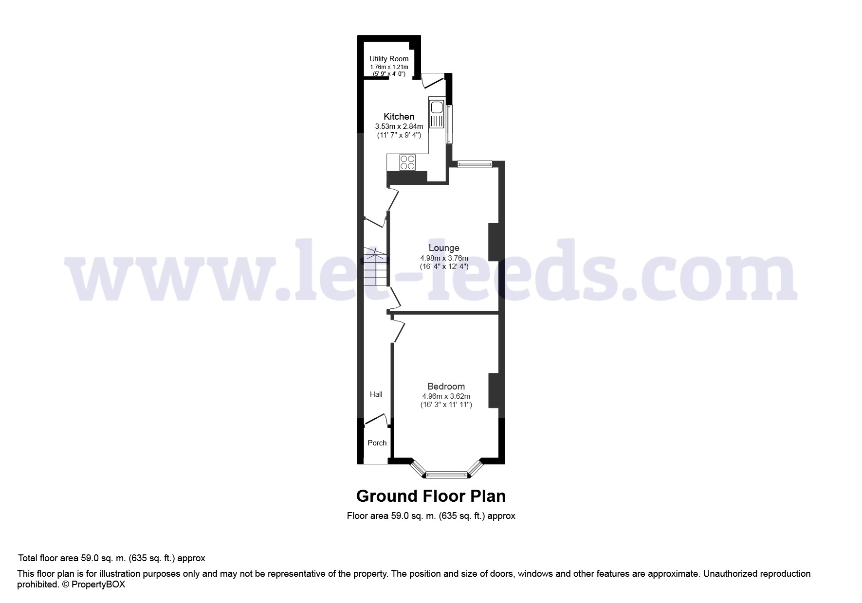 1 Bedrooms  to rent in Cardigan Road, Hyde Park, Leeds LS6