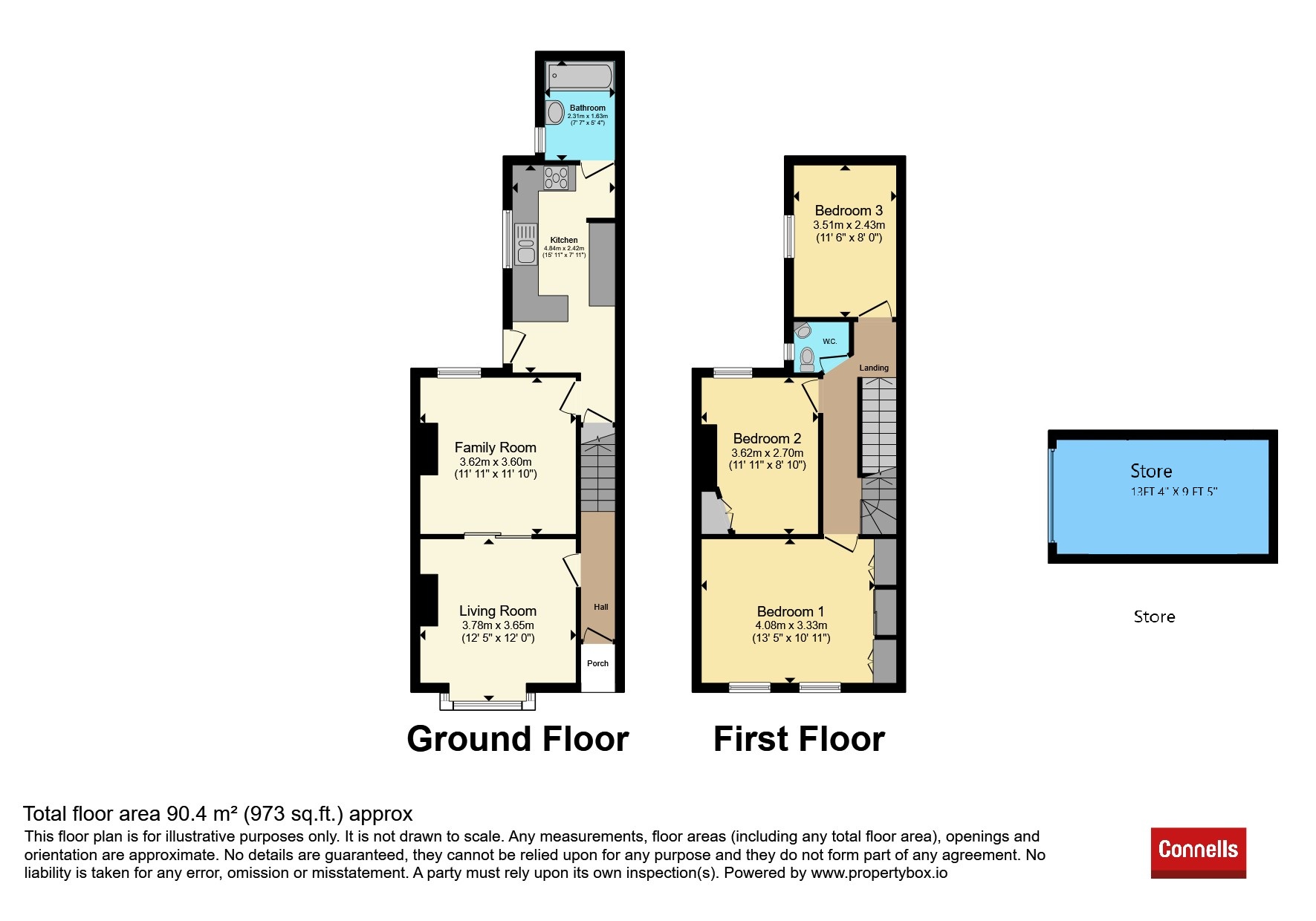 22, Brownlow Street, LEAMINGTON SPA floorplan
