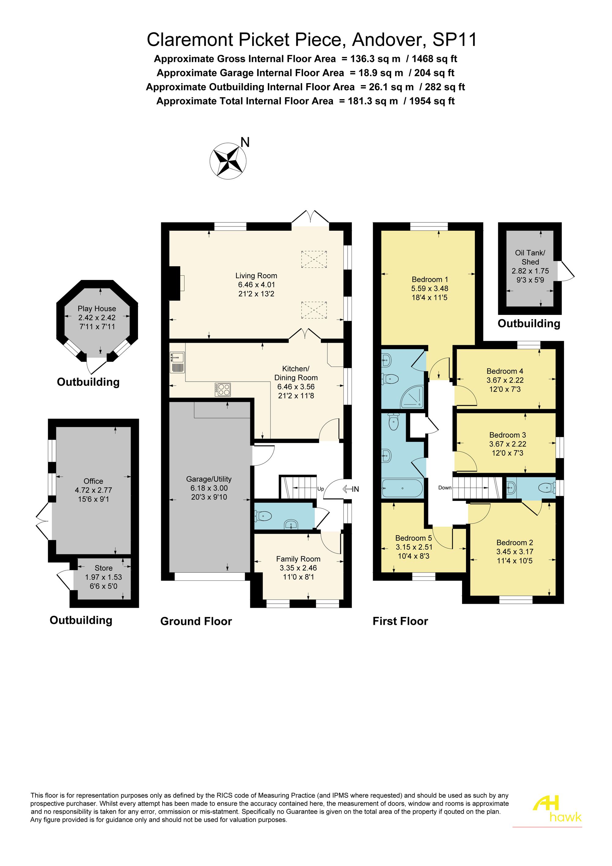 3 Claremont, Andover floorplan