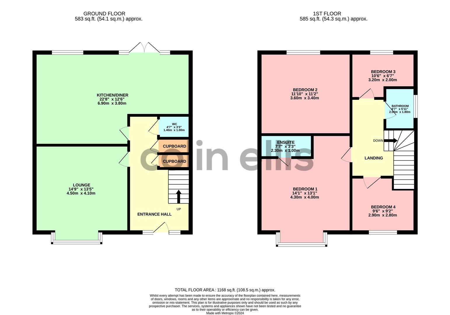 5, Grange Way, Gristhorpe floorplan