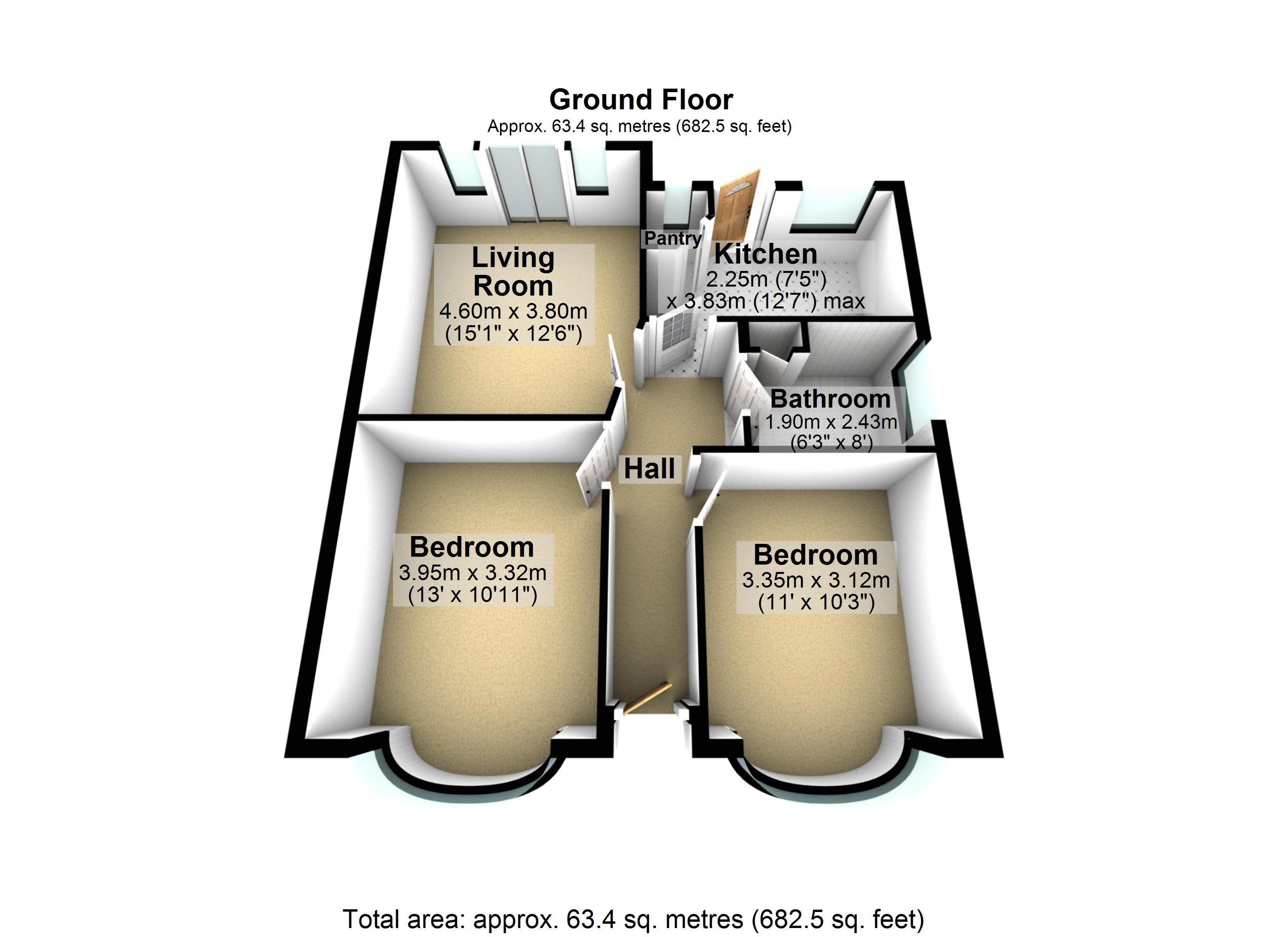 2, Langdale Crescent, Bexleyheath floorplan