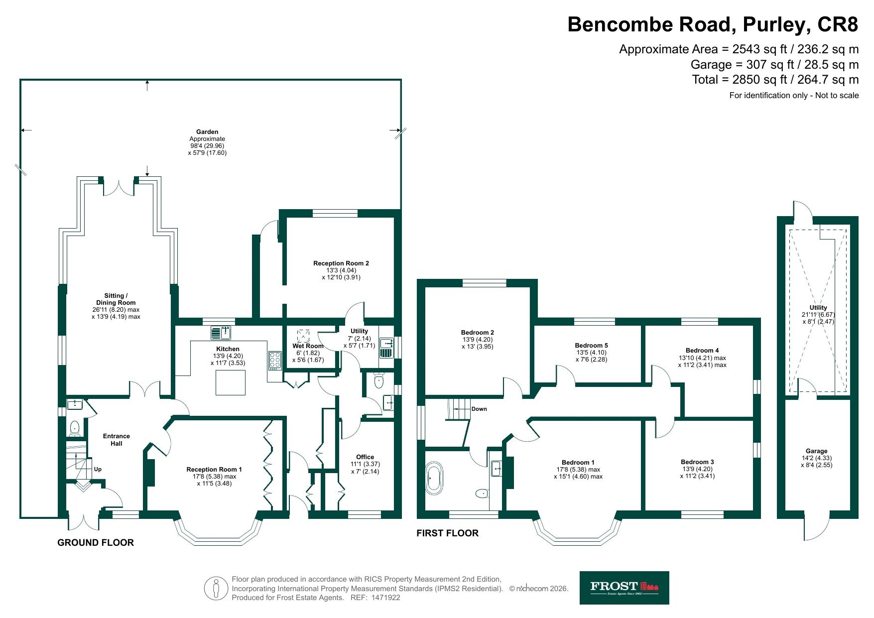 10, Bencombe Road, Purley floorplan