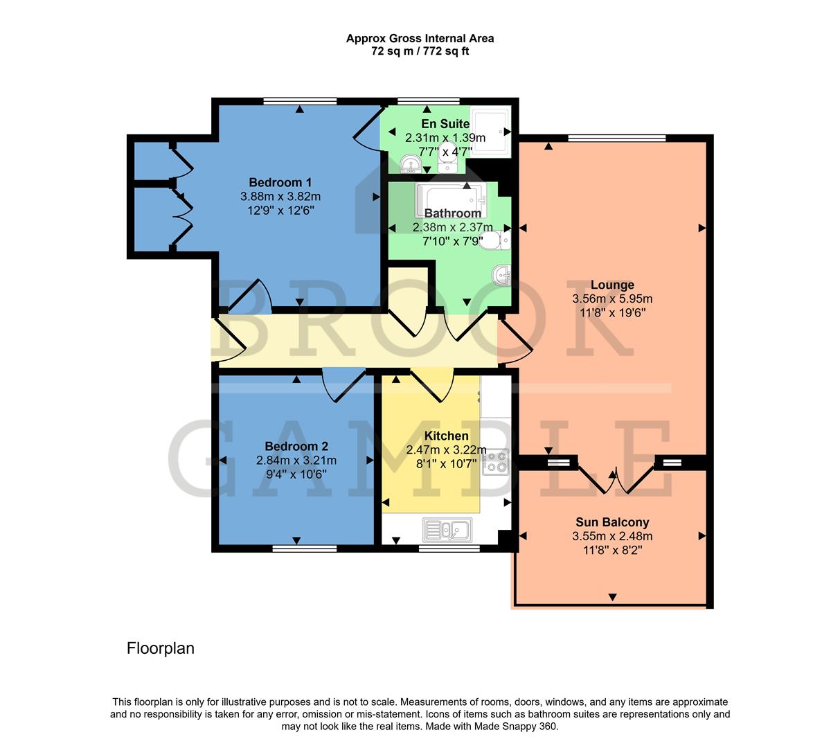 45 Trujillo Court, Callao Quay, Eastbourne floorplan
