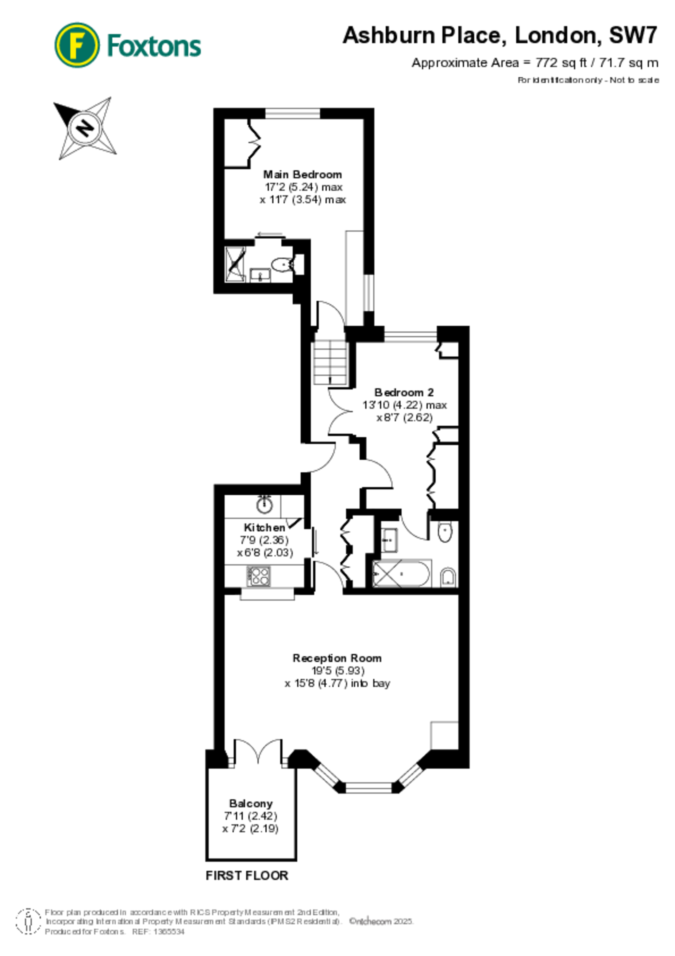 Ashburn Place, South Kensington floorplan