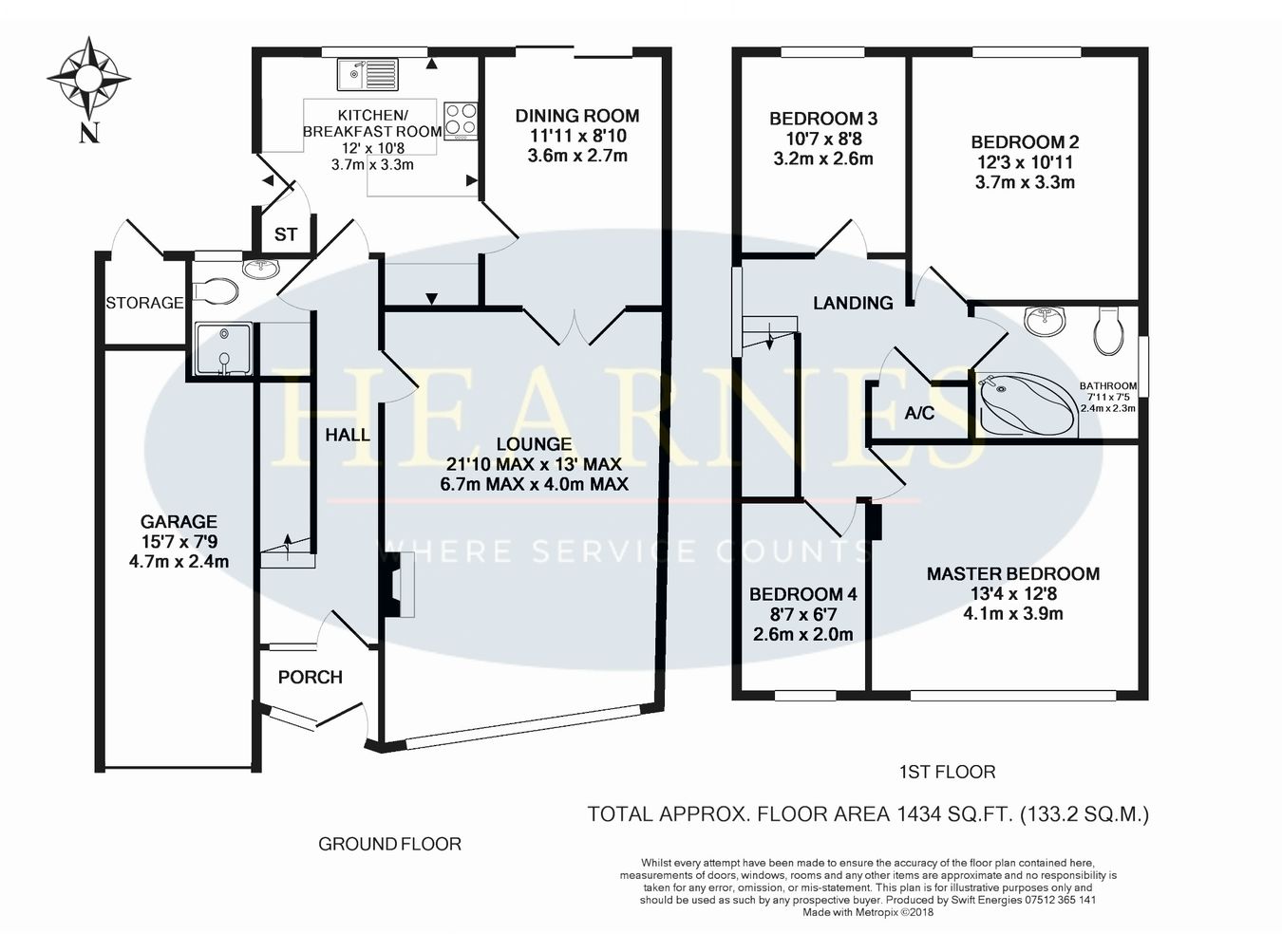 27, Sherwood Avenue, Ferndown floorplan