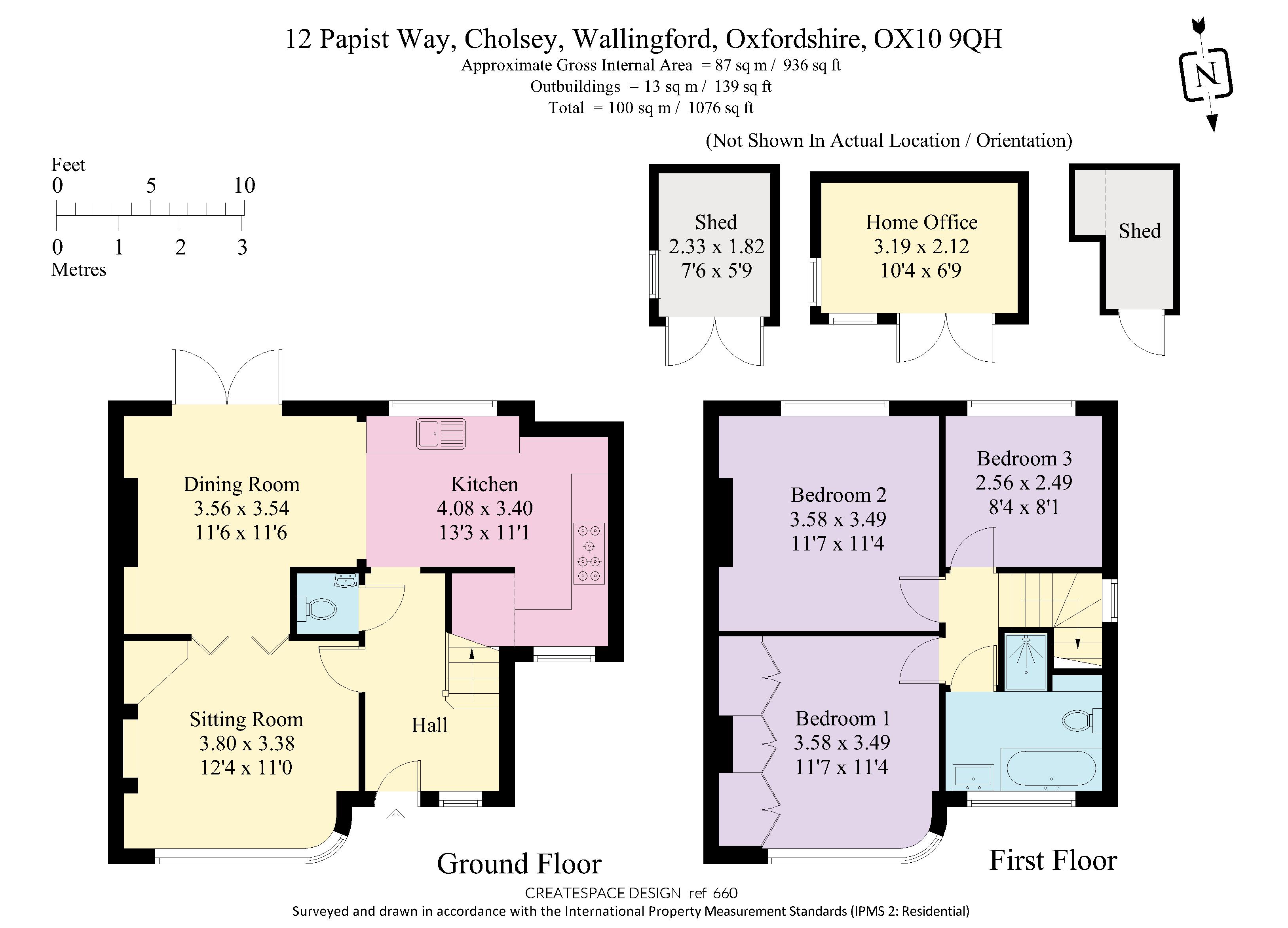 12 Papist Way, Cholsey floorplan