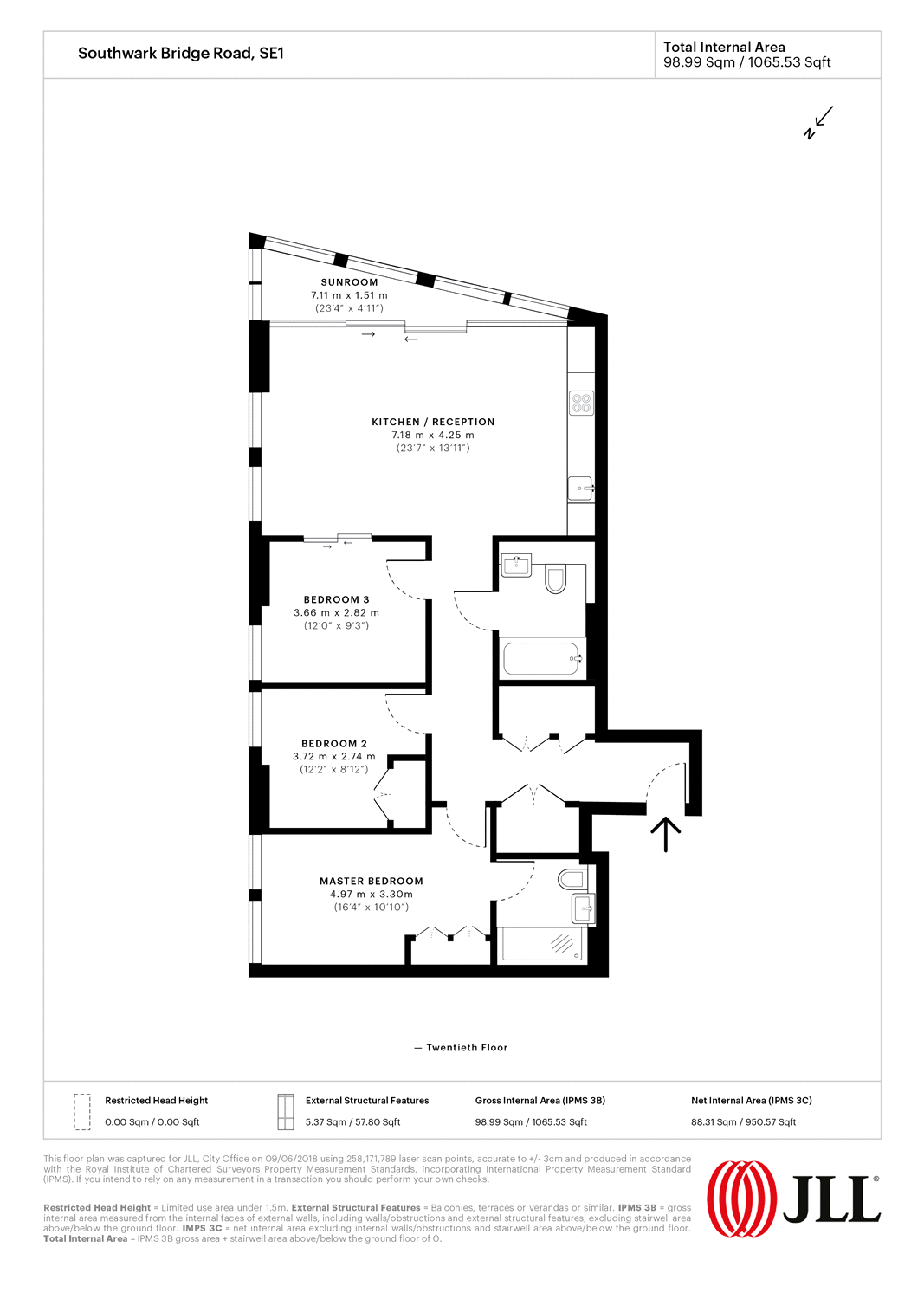 3 Bedrooms Flat to rent in Southwark Bridge Road, London SE1