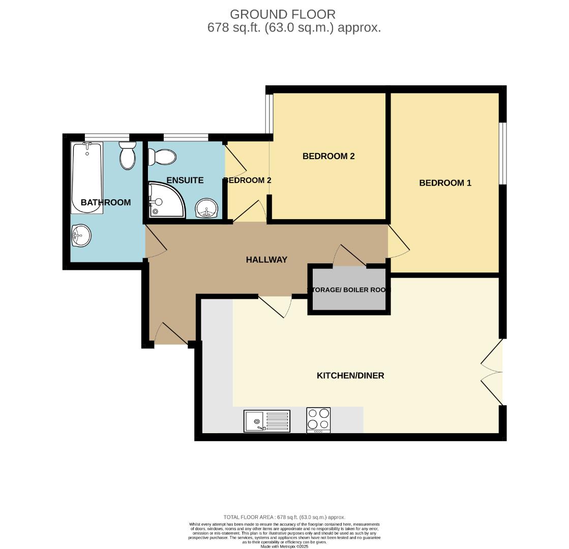 Apartment 4, 3, Meadowcroft House, Meadowcroft Lane, Rochdale floorplan