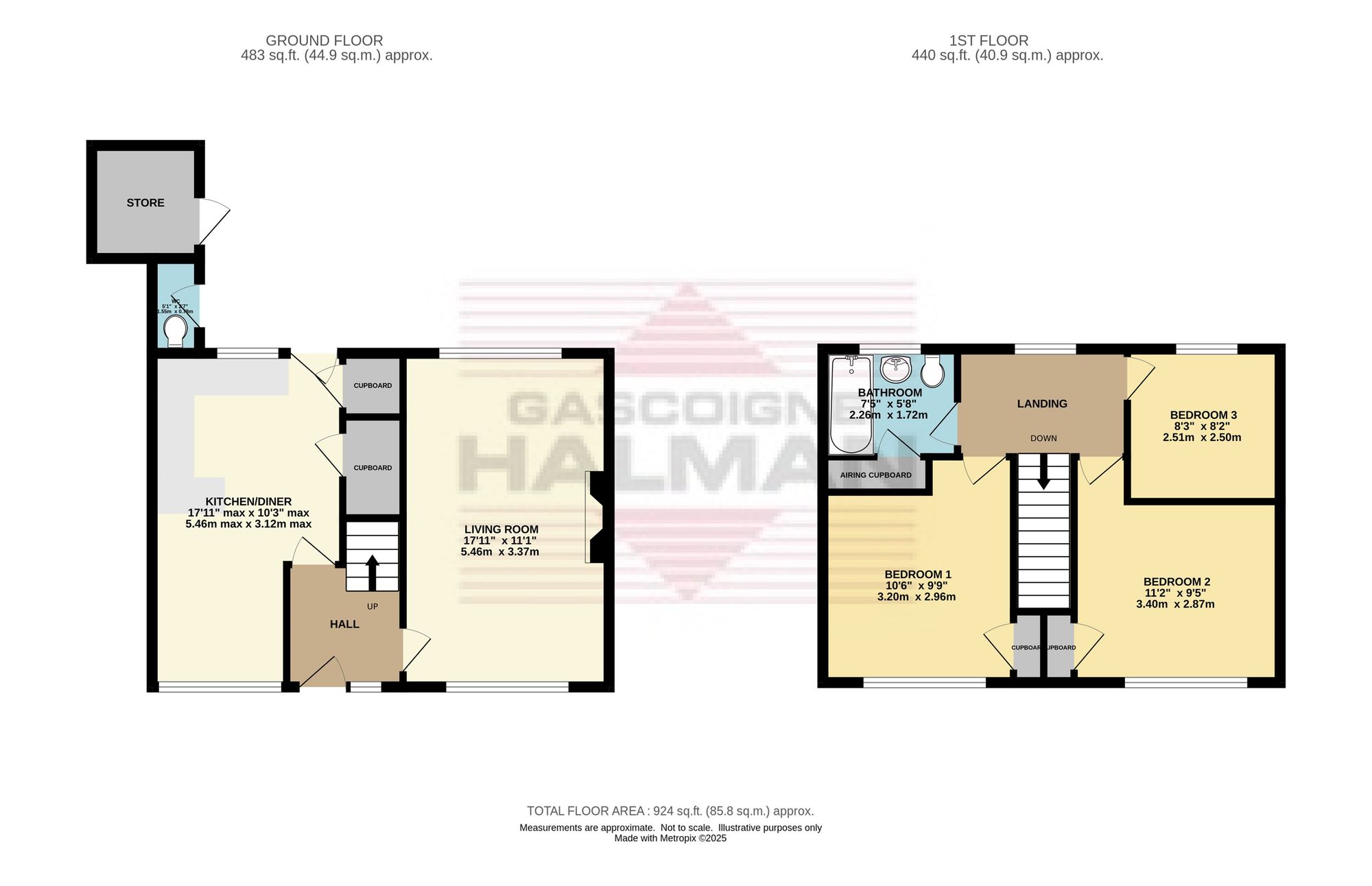 Hadfield Road, Glossop floorplan