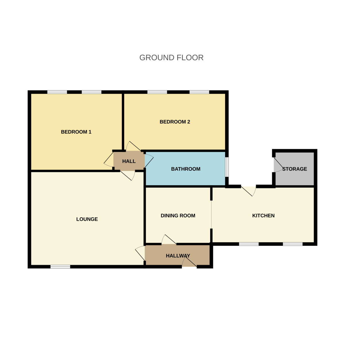 22, Pine Tree Way, Treharris floorplan