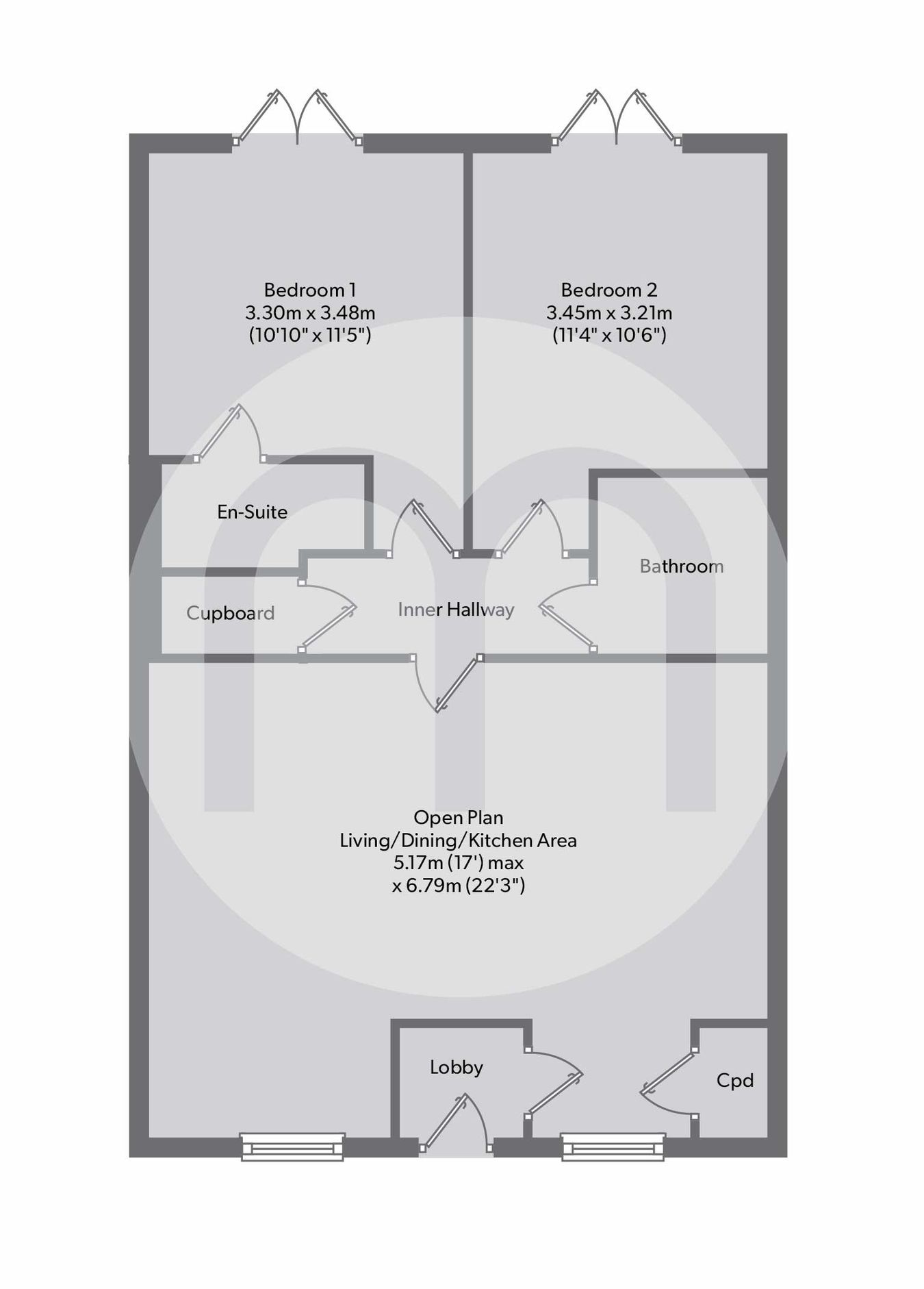 3, Halifax Court, Braintree floorplan