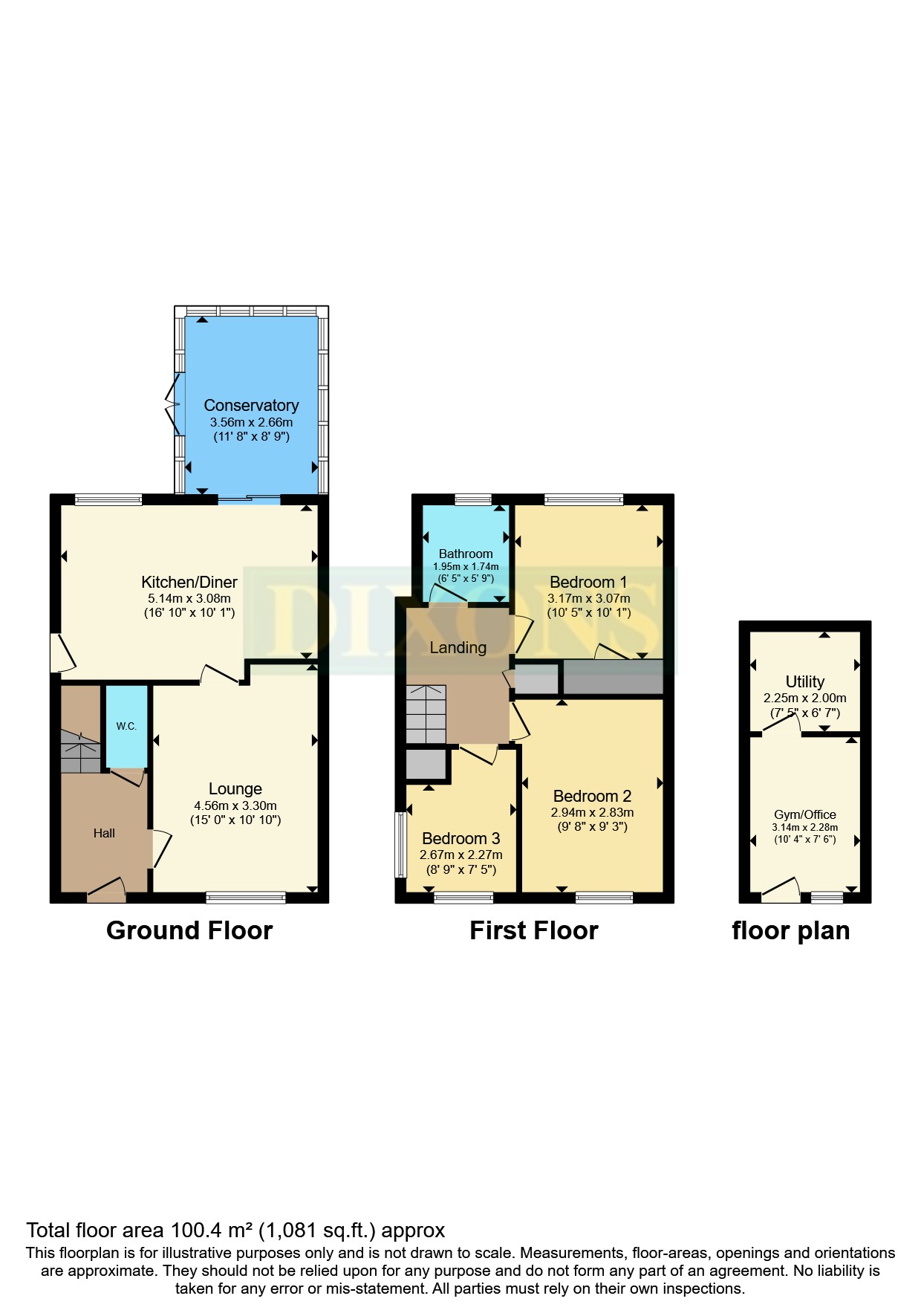 55, Longwood Rise, West Midlands floorplan