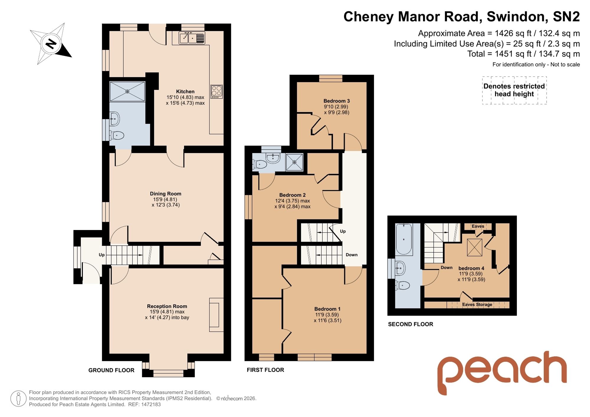 147 Cheney Manor Road, Swindon floorplan