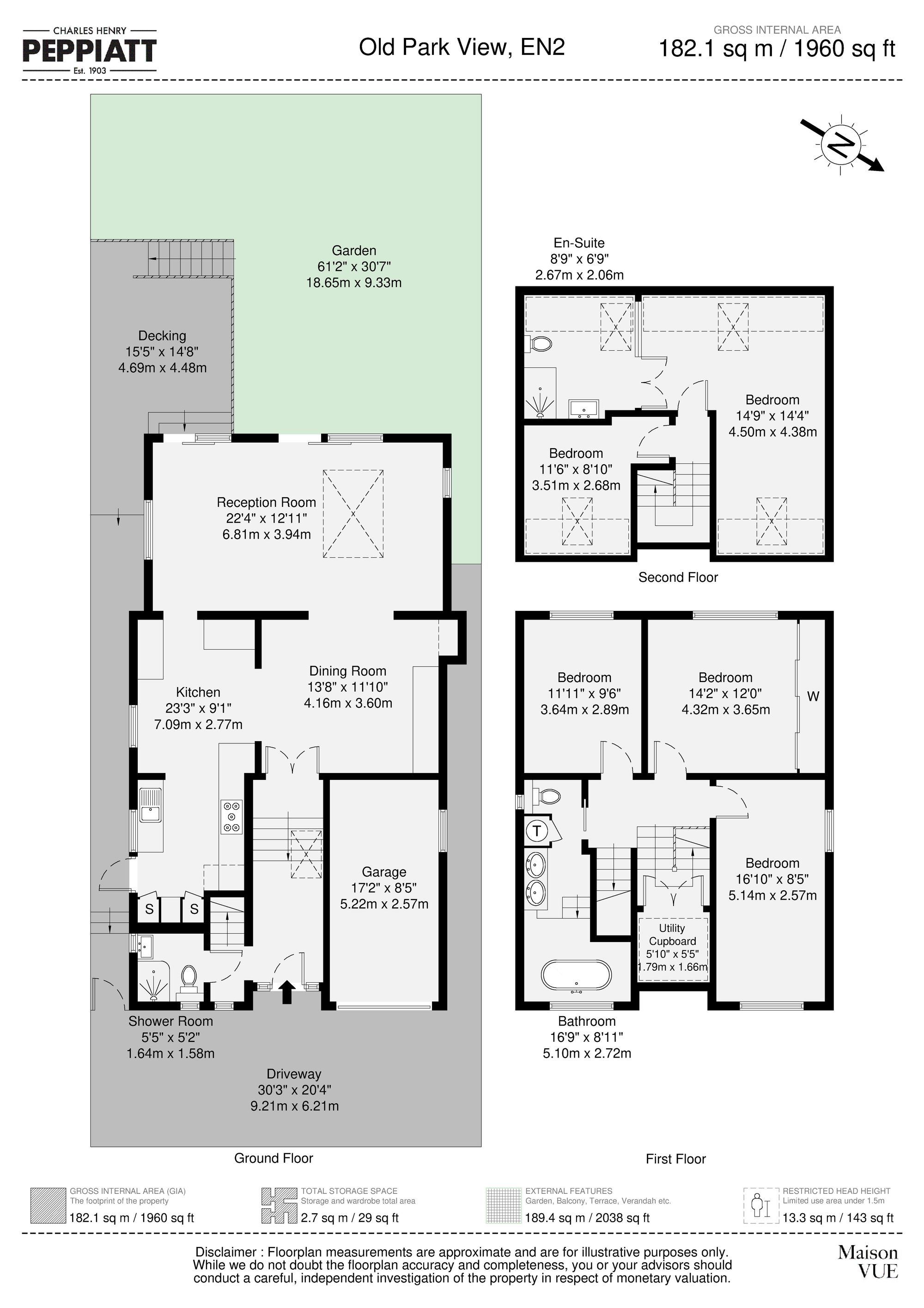 75 Old Park View, Enfield floorplan