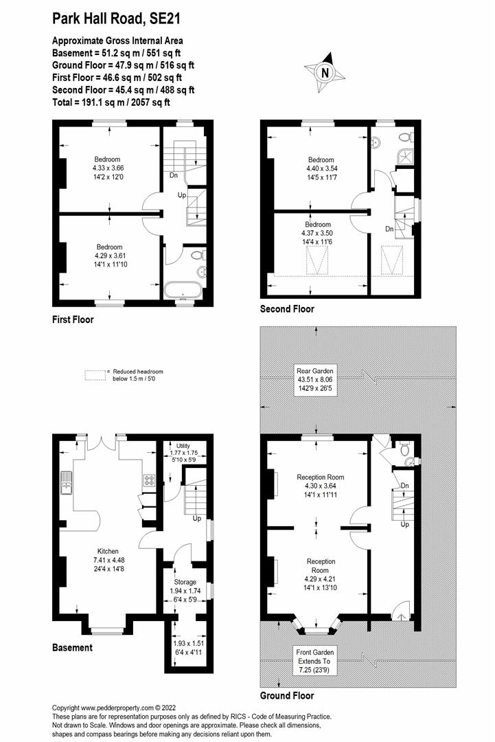 39, Park Hall Road, Dulwich floorplan