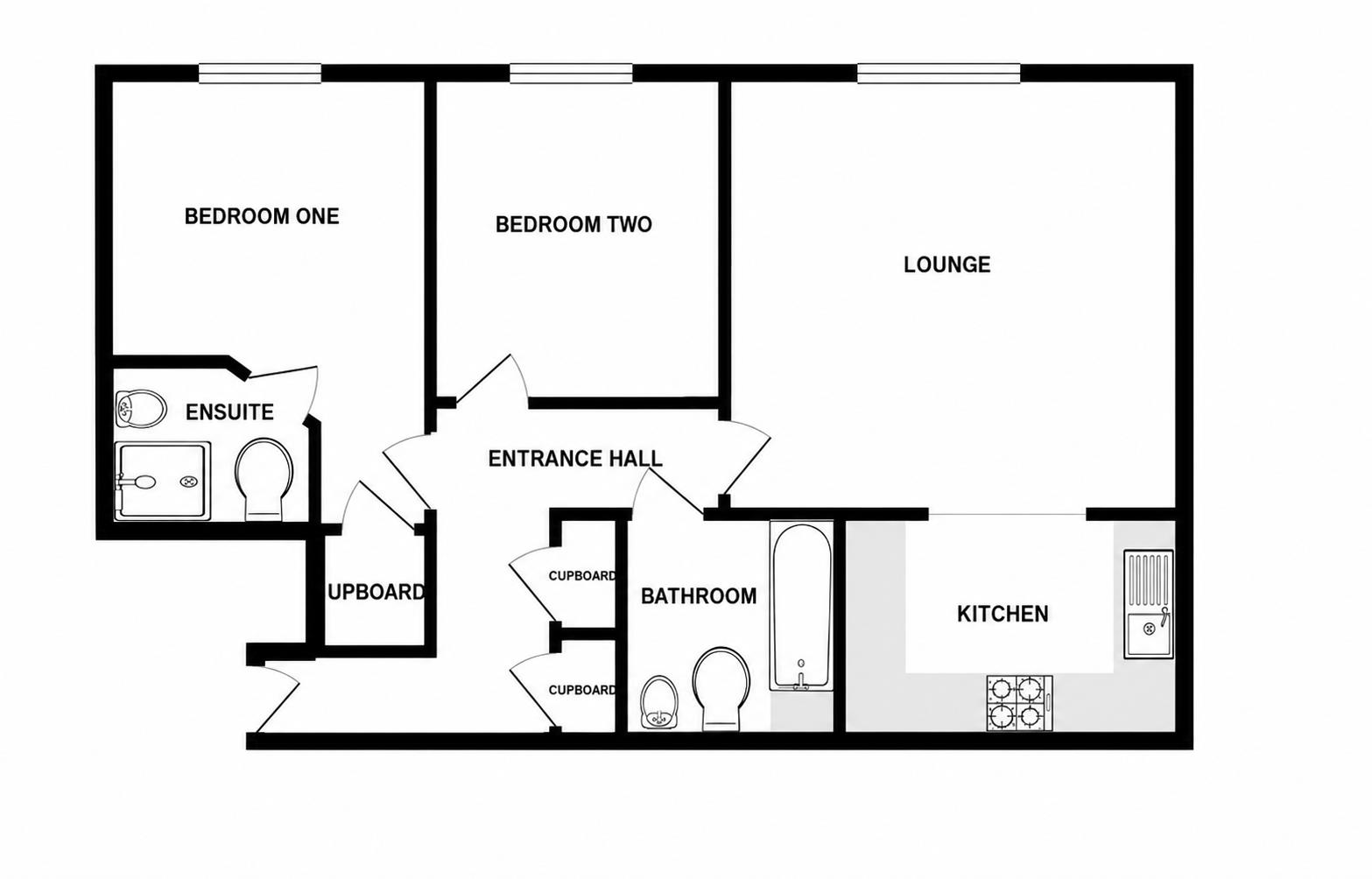 Flat 24 Lilac Court, Arbourvale, St. Leonards-On-Sea floorplan