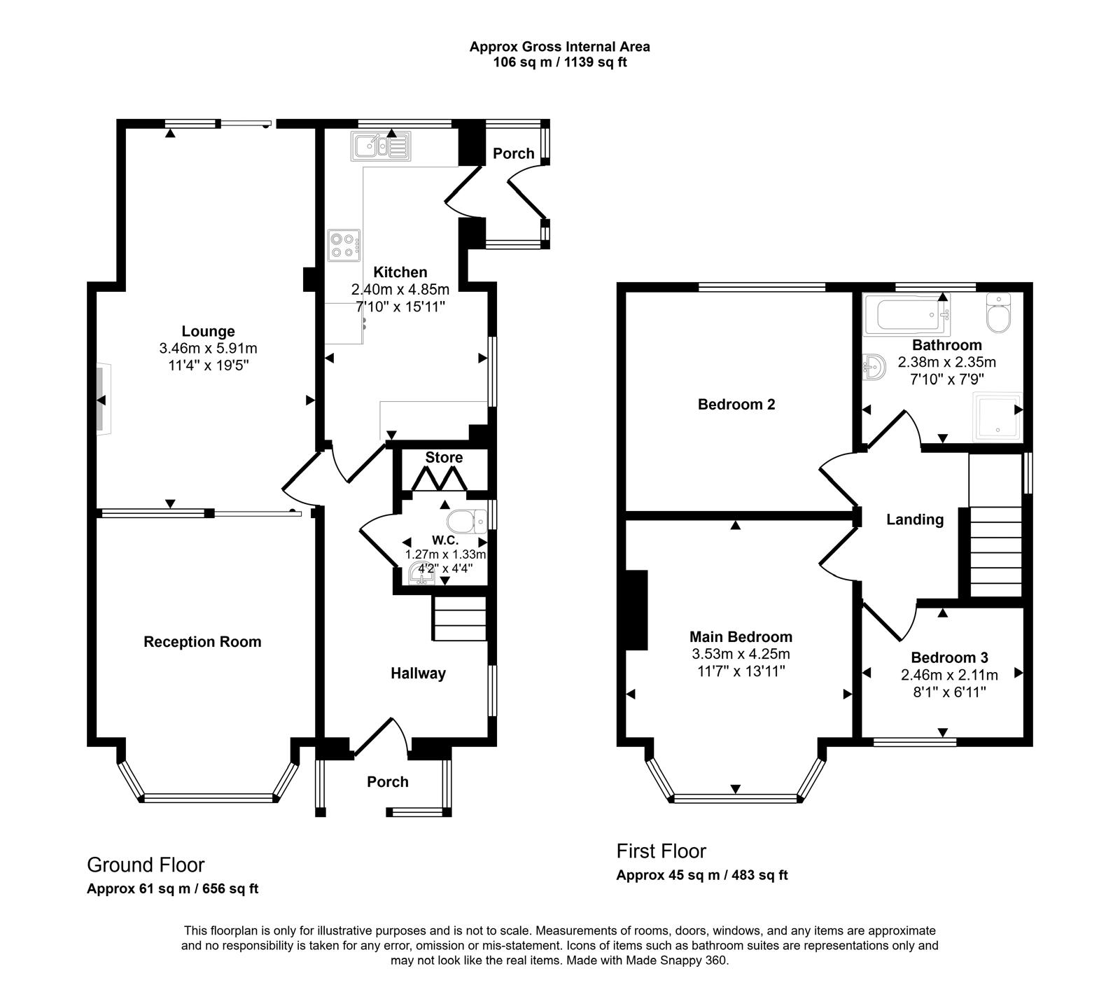 159 Biddulph Road, 159 Biddulph Road, Stoke-on-Trent floorplan