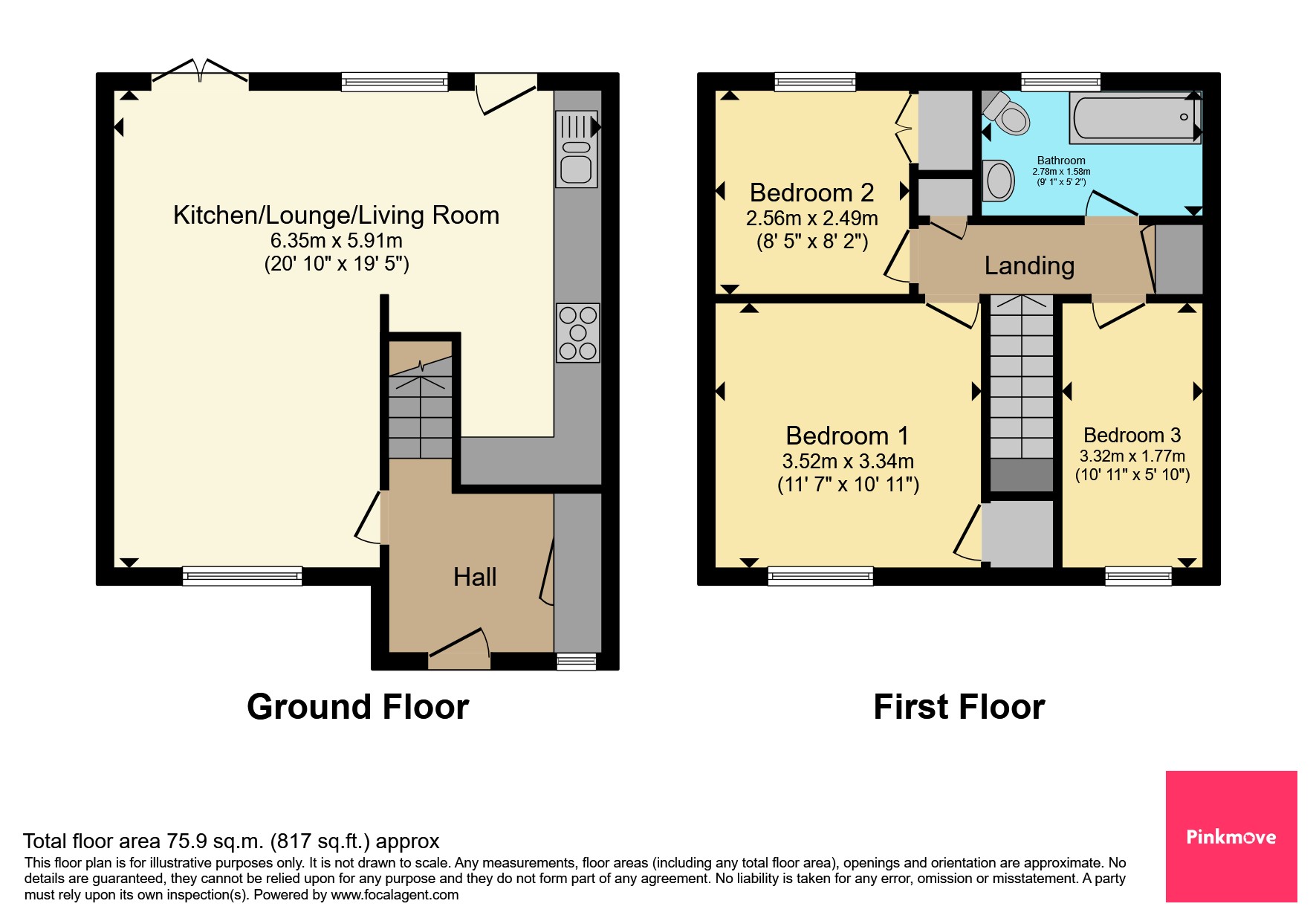 6, Ludlow Close, Cwmbran floorplan