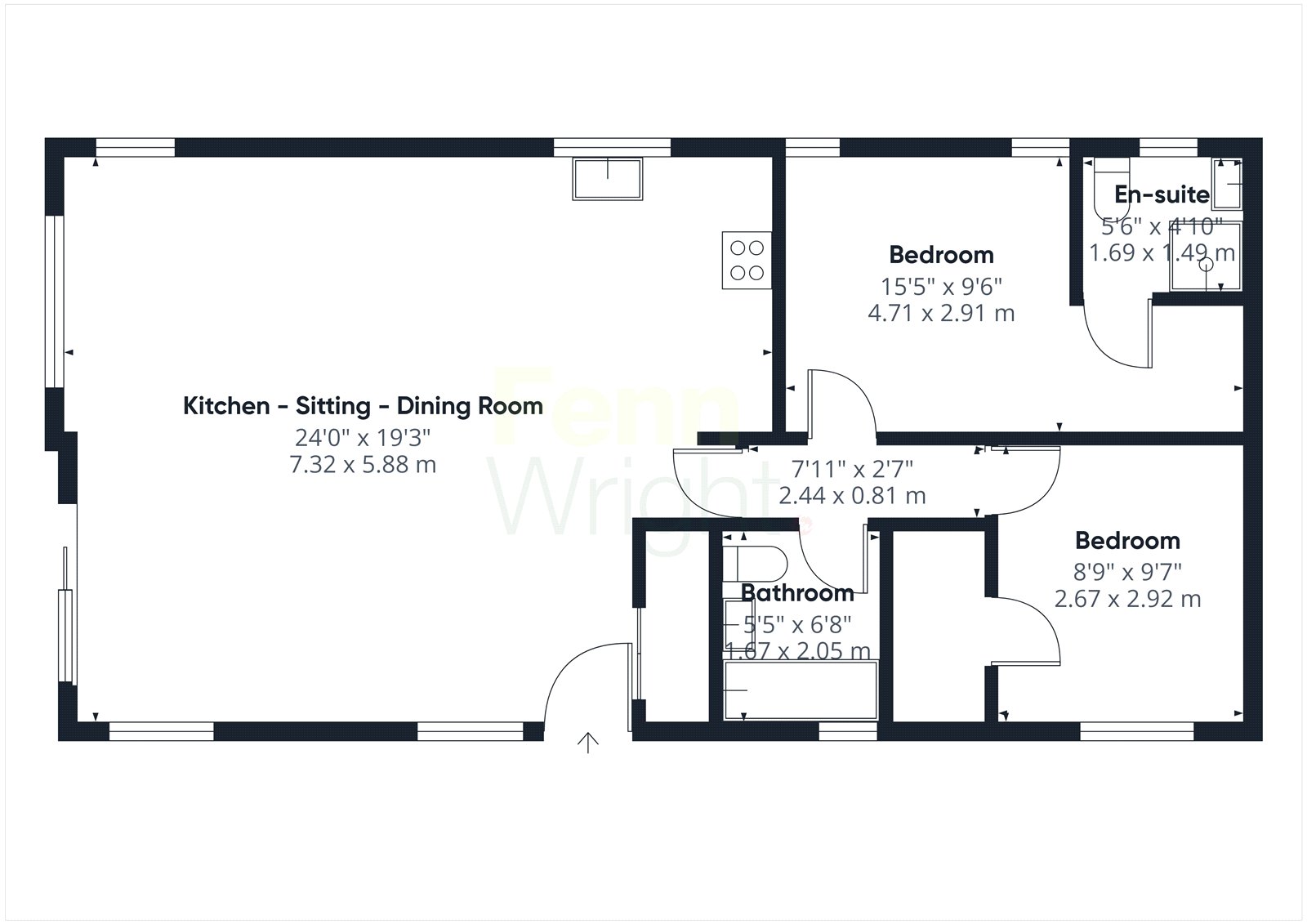 Felixstowe Beach Caravan Park,, PA83, Suffolk floorplan