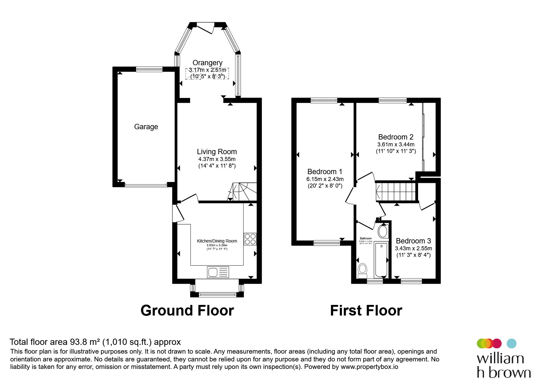 30, Stonegarth Close, Barnsley floorplan