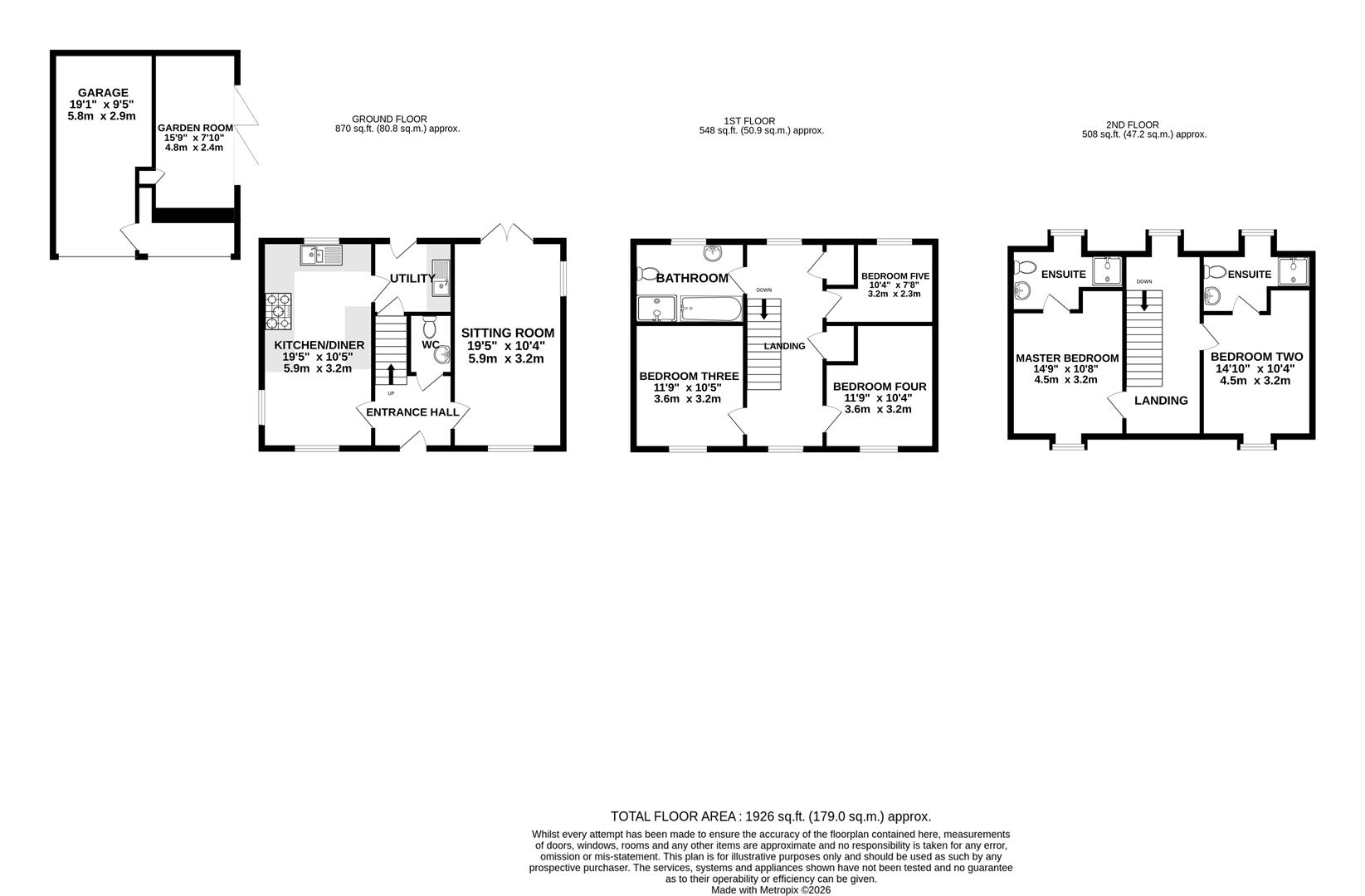 1, Lilly Lane, Weymouth floorplan