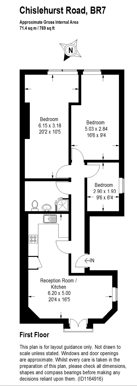 59a, Chislehurst Road, Kent floorplan