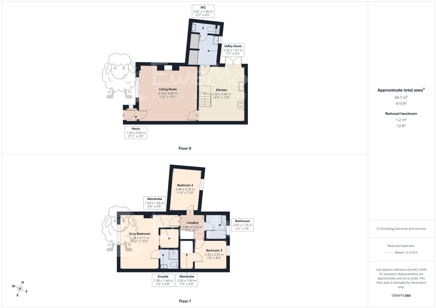 183, GROVE LANE, CHEADLE floorplan