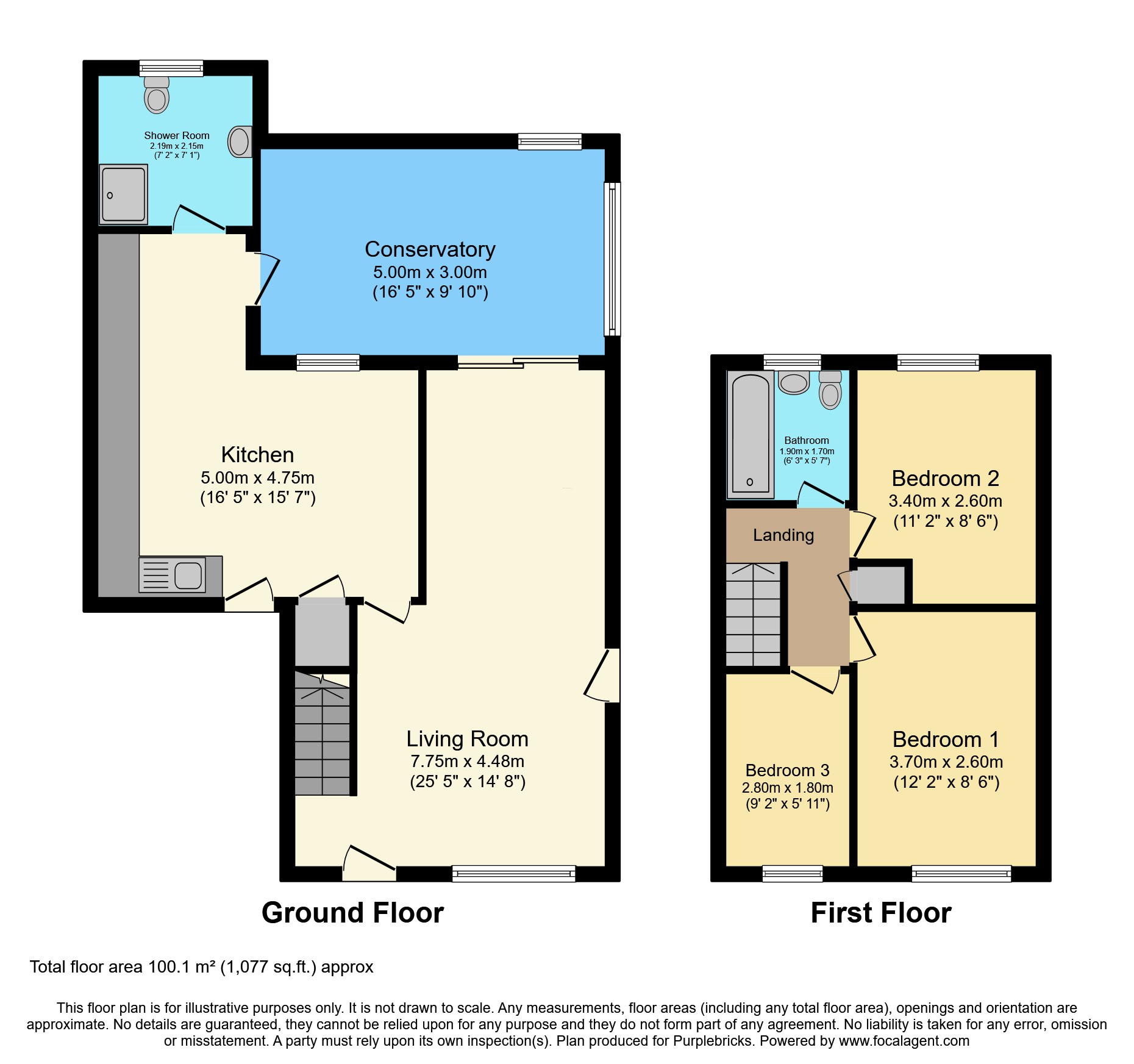 10, Edison Close, Cannock floorplan