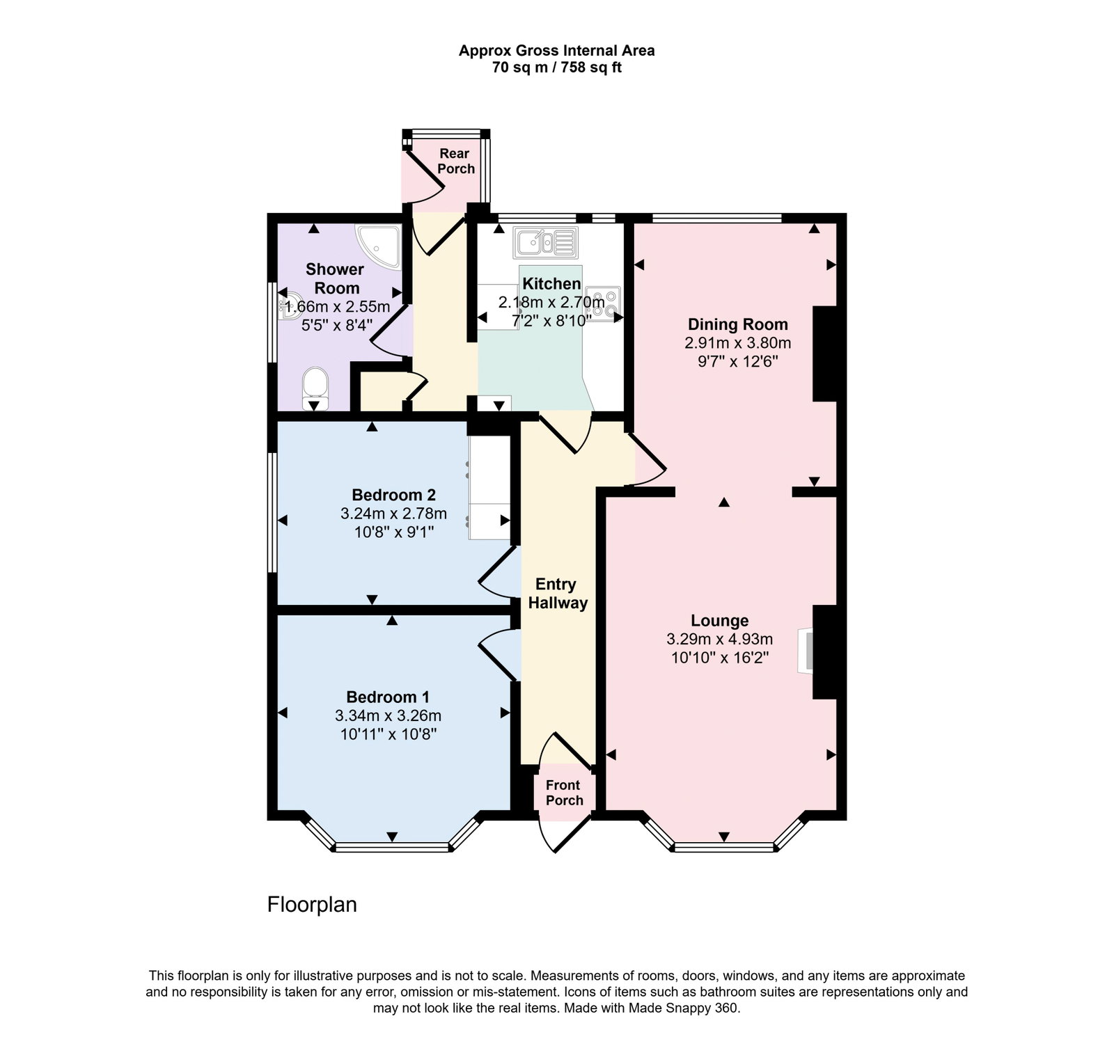 Stanborough Road, Plymouth floorplan