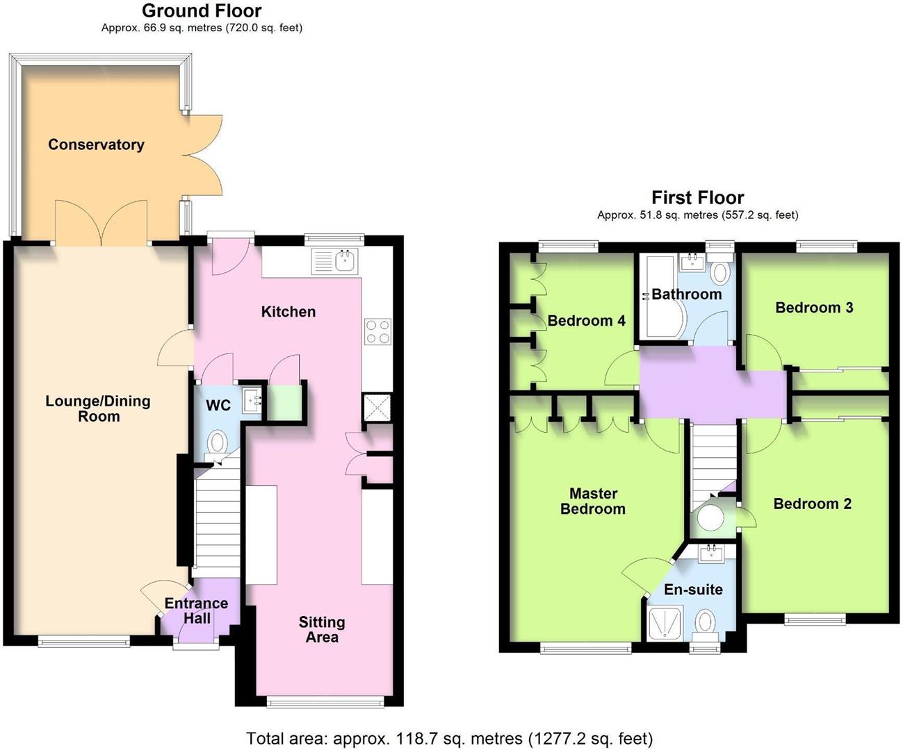 6, Oak Tree Walk, Scunthorpe floorplan