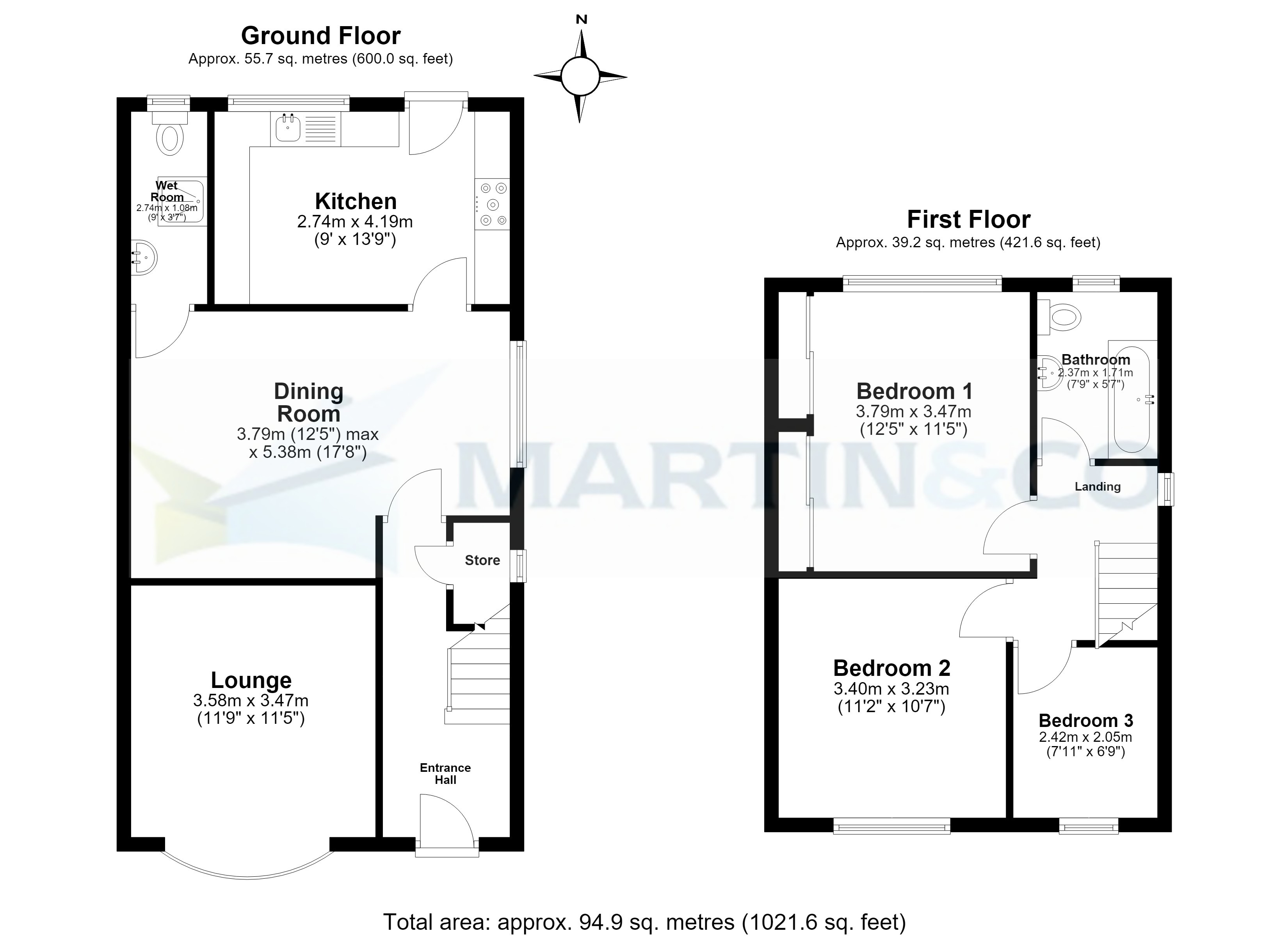 106, Anston Avenue, Worksop floorplan