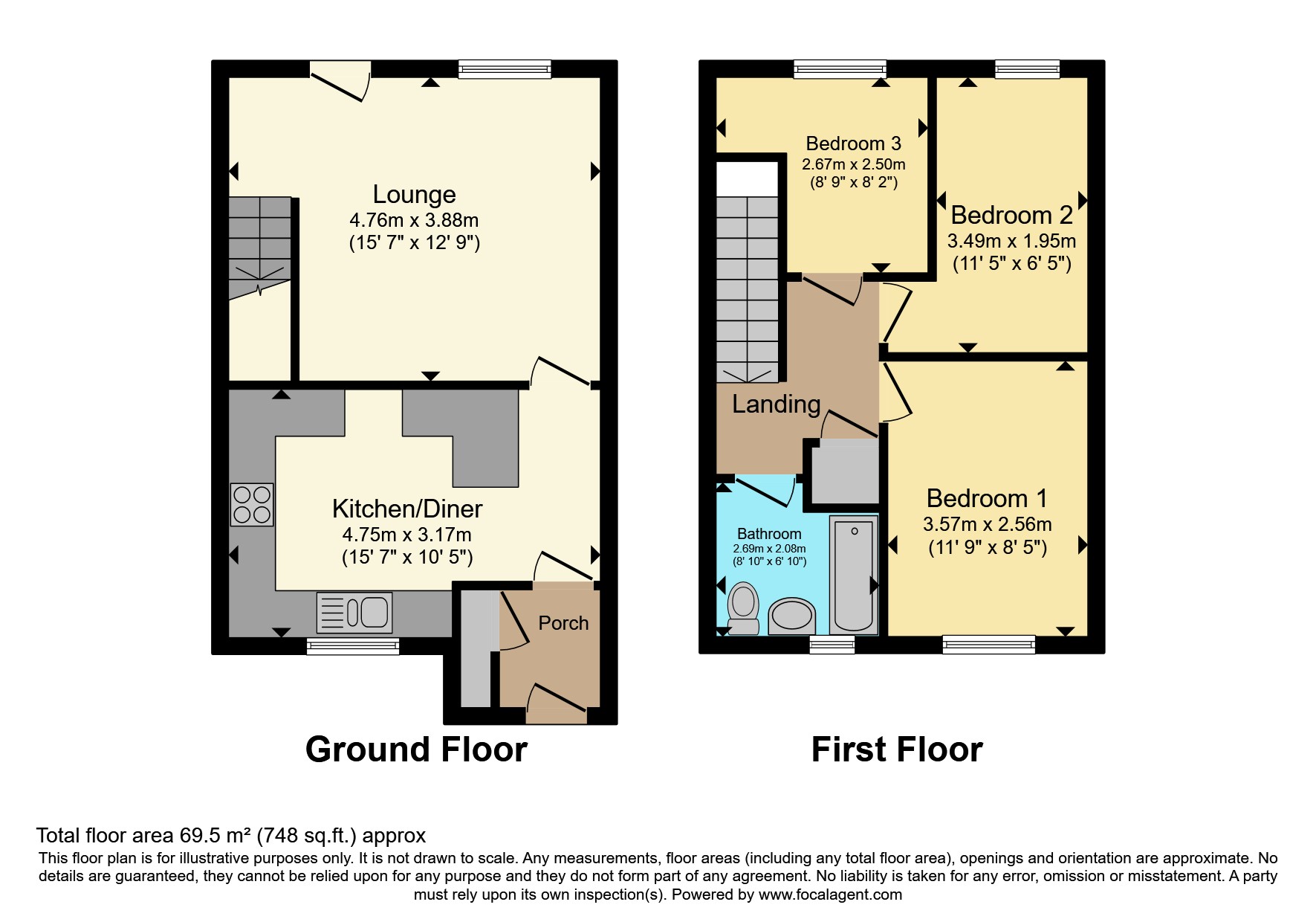 32, Parcandowr, Truro floorplan