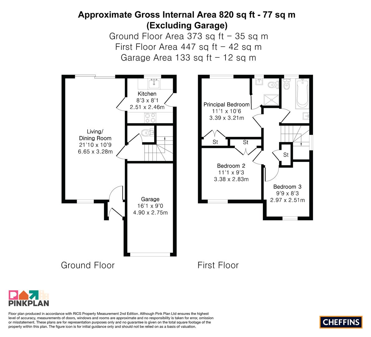 6, Cowslip Drive, Ely floorplan