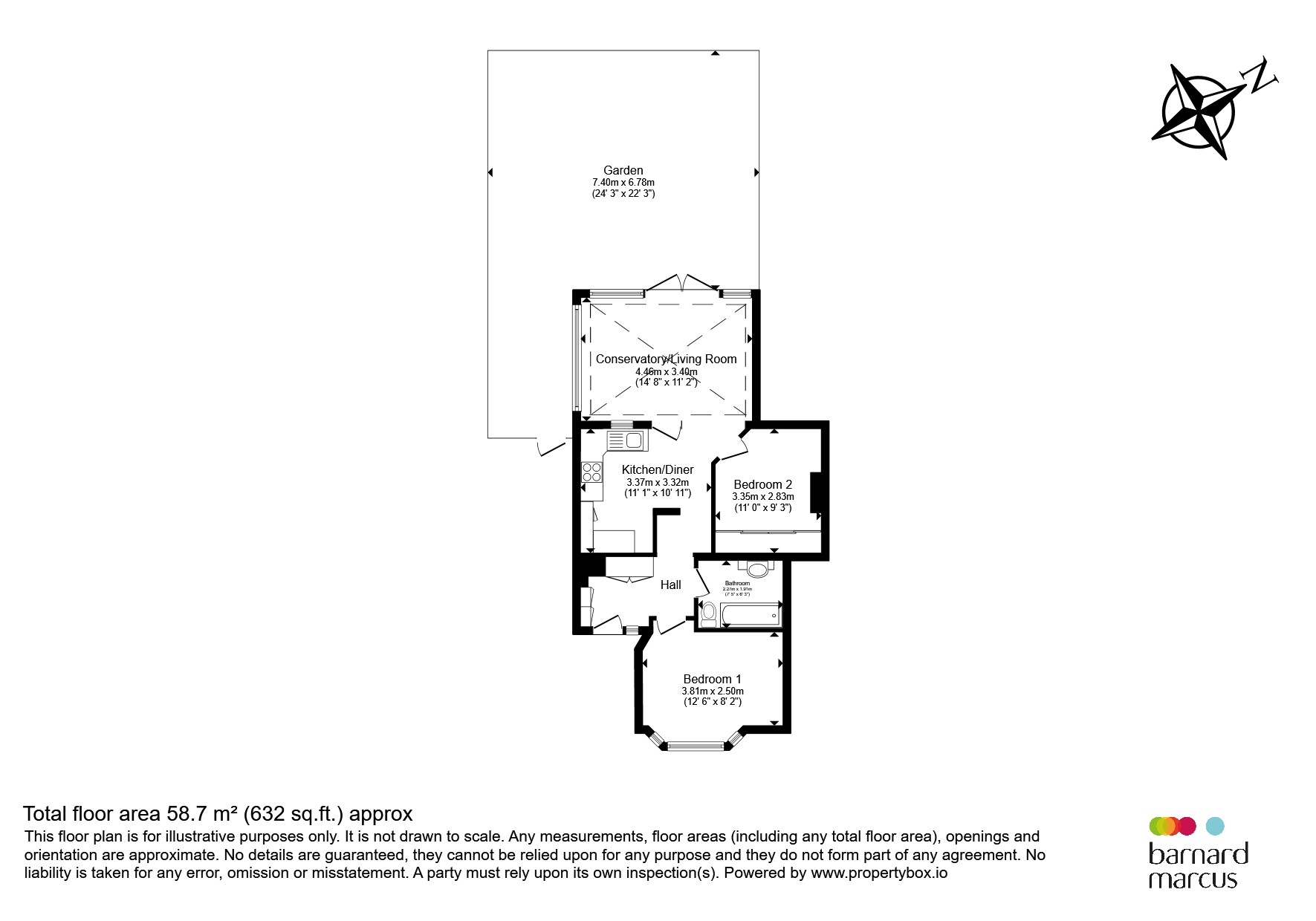 50a, Clifford Avenue, London floorplan