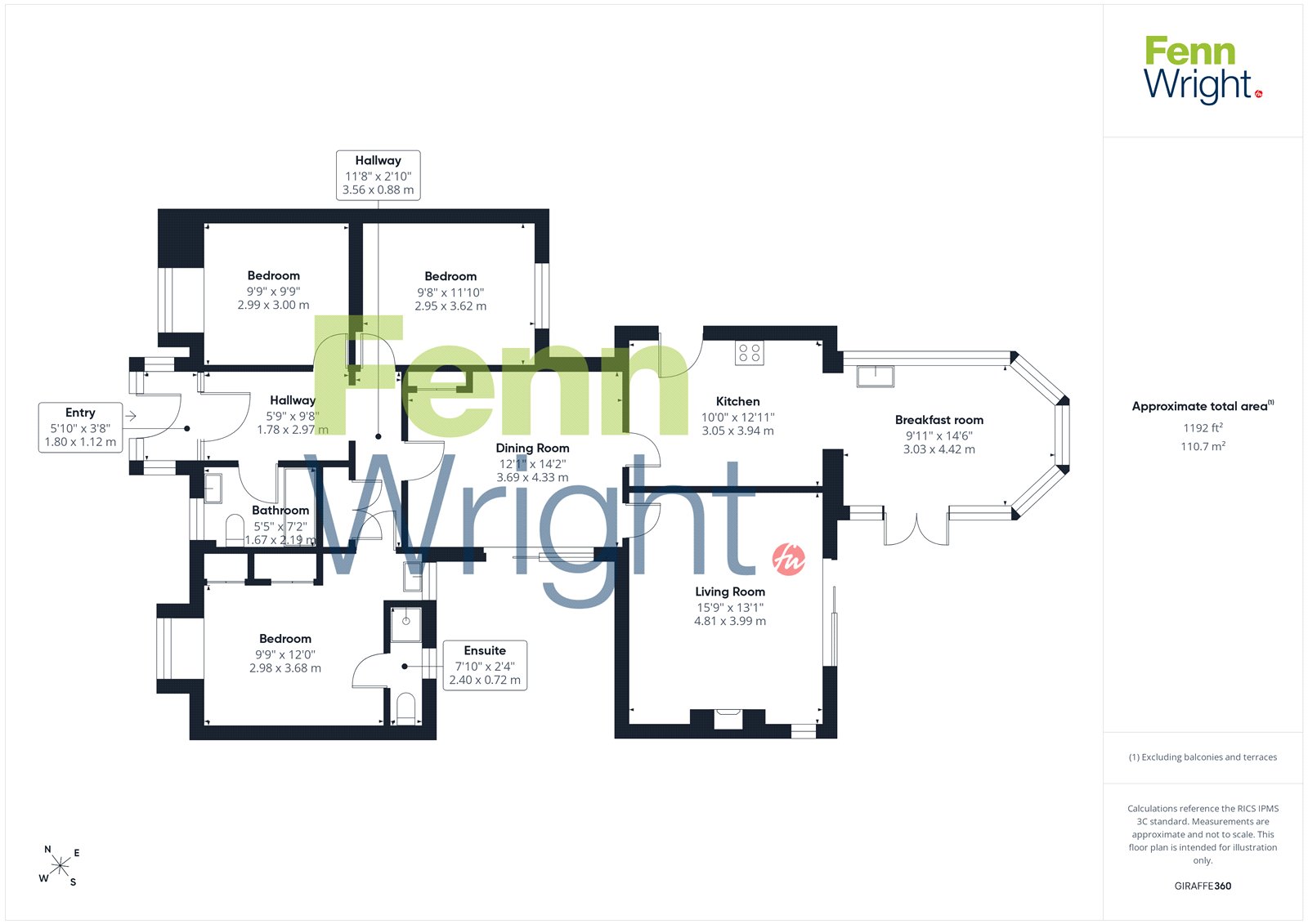Moorlands,, Moor Road, Colchester floorplan
