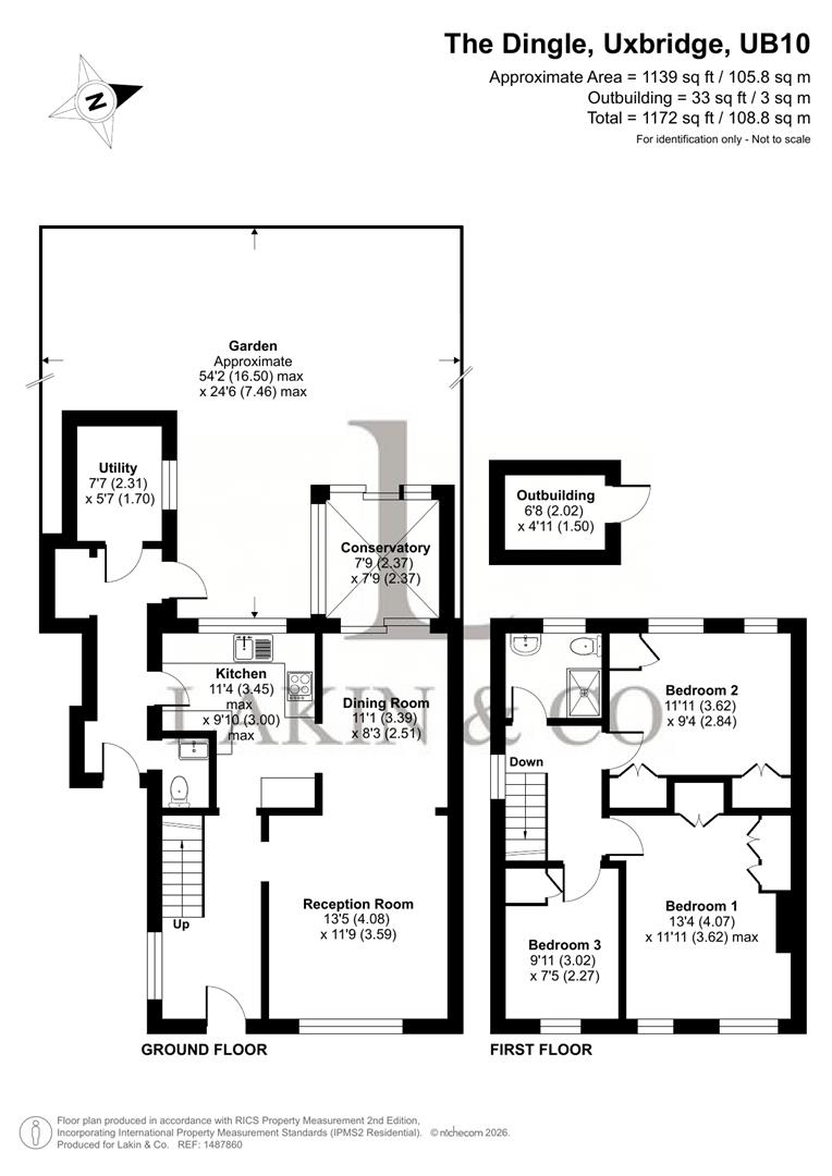73, The Dingle, Hillingdon floorplan