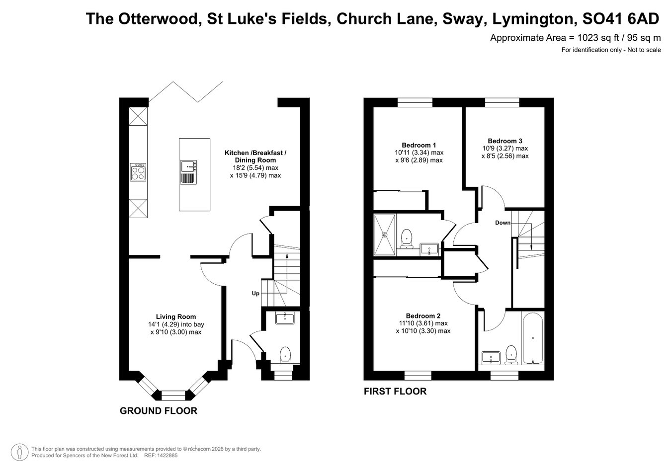 The Otterwood, St Luke's Fields, Church Lane, Lymington floorplan