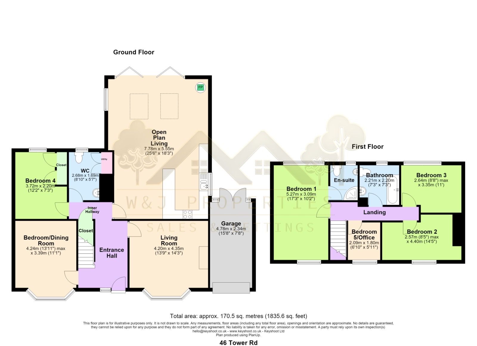 46, Tower Road, Blackburn floorplan