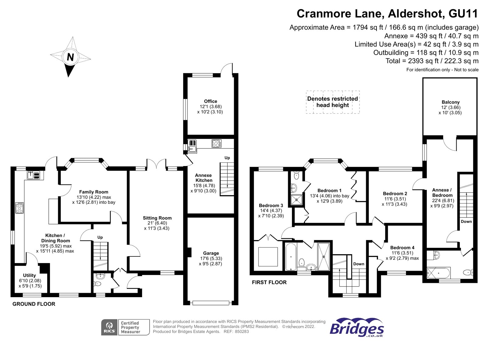 Cranmore Lane, Aldershot, Hampshire GU11, 5 bedroom detached house for