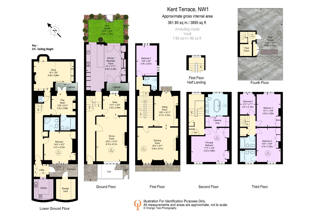 15, Kent Terrace, London floorplan