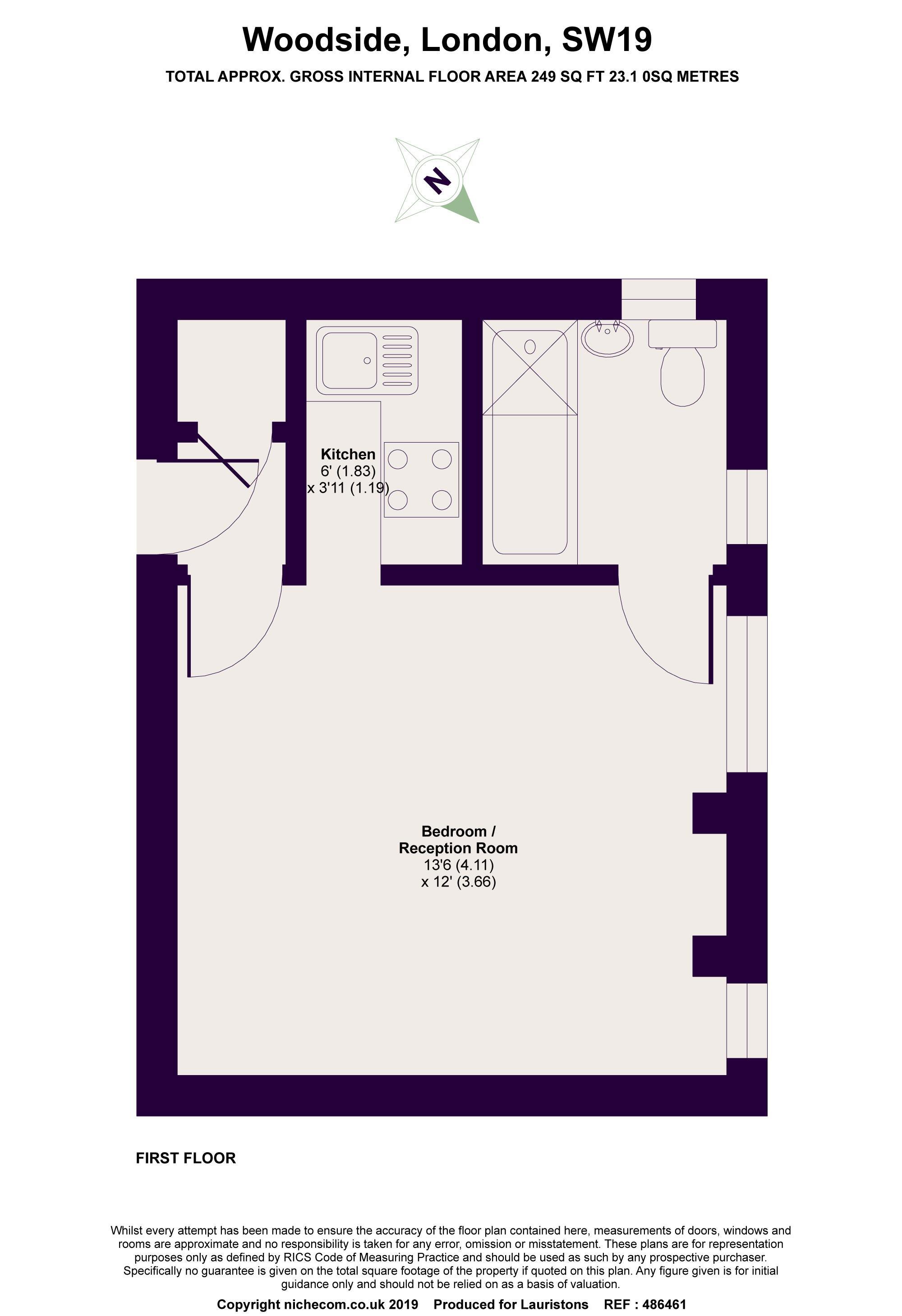 0 Bedrooms Studio for sale in Woodside, Wimbledon SW19