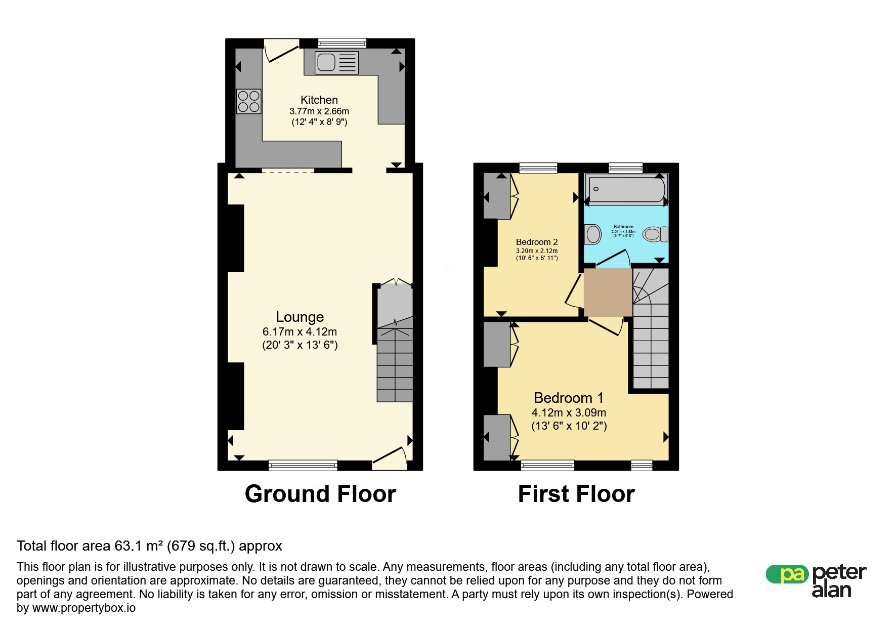 Britannia Road, Swansea floorplan