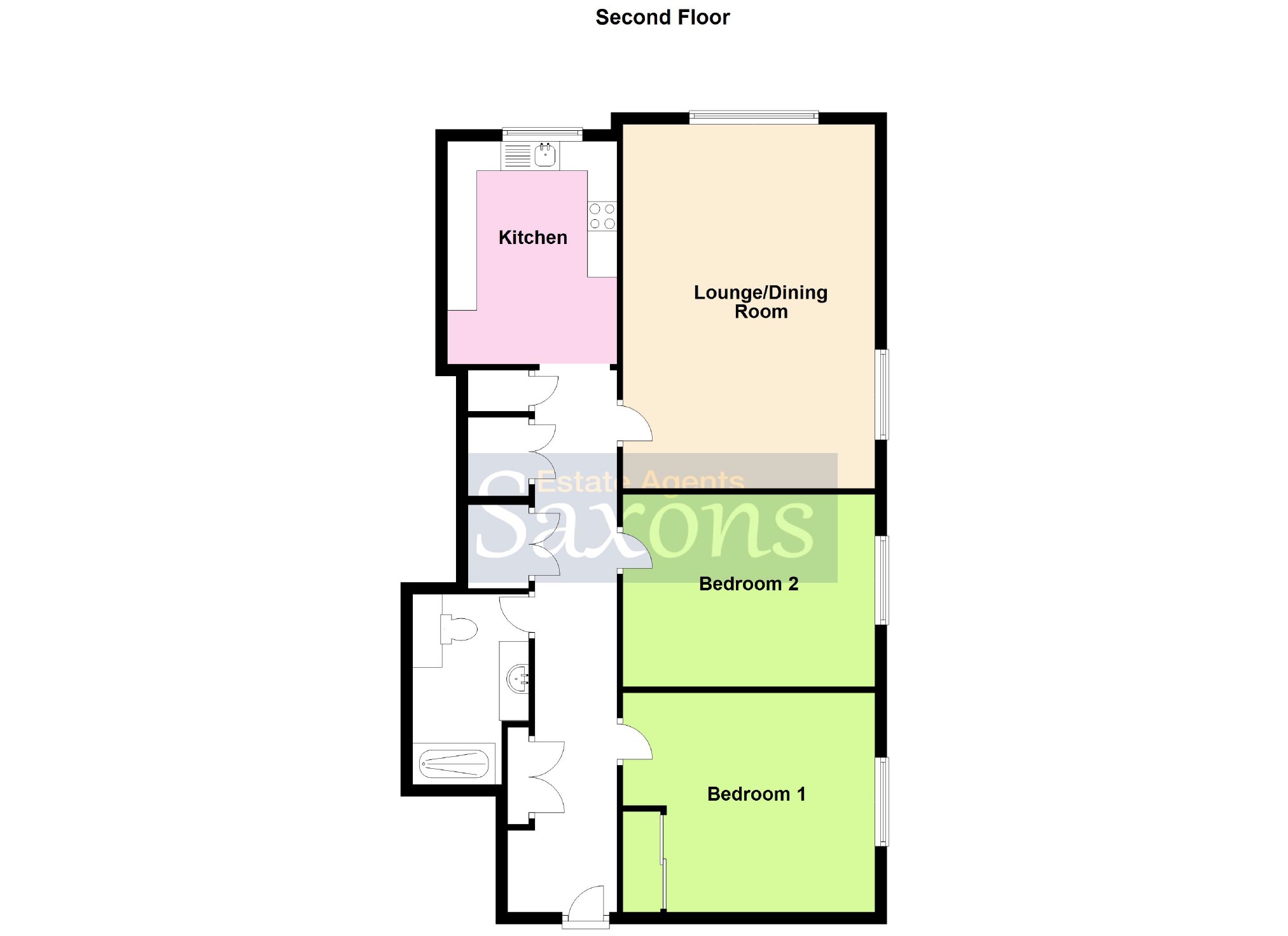 2 Bedrooms Flat for sale in Arundell Road, Weston-Super-Mare BS23