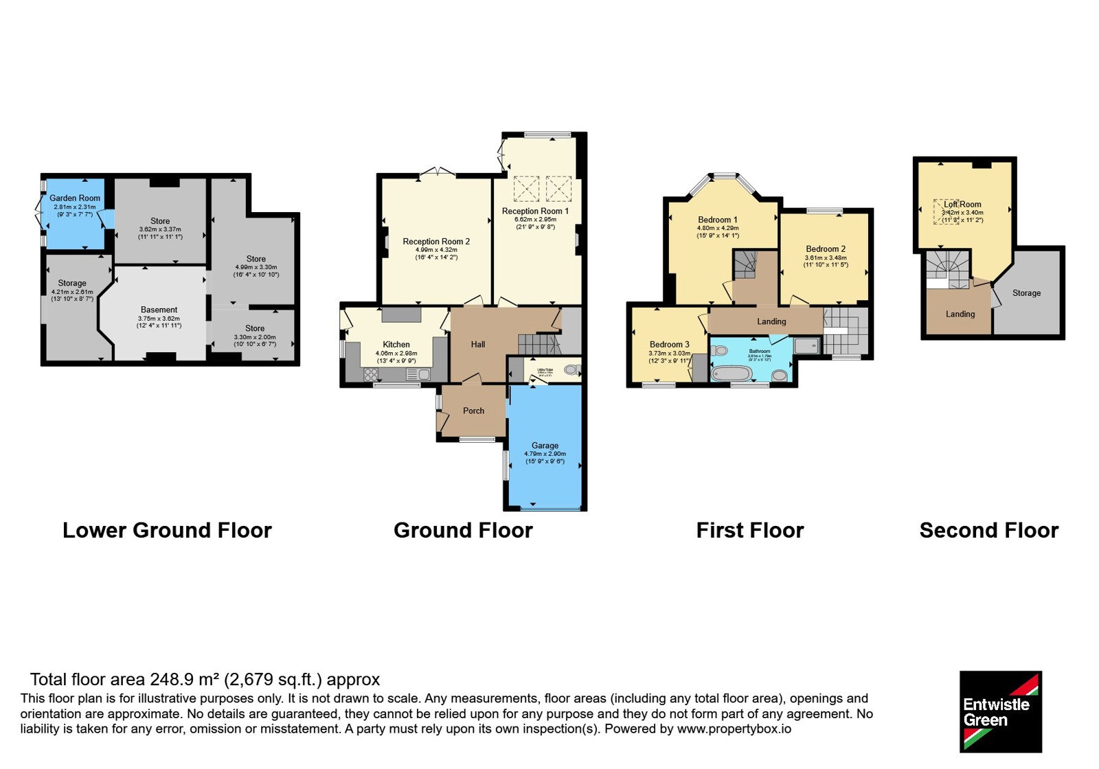 Whitelands,, Halton, Lancashire floorplan