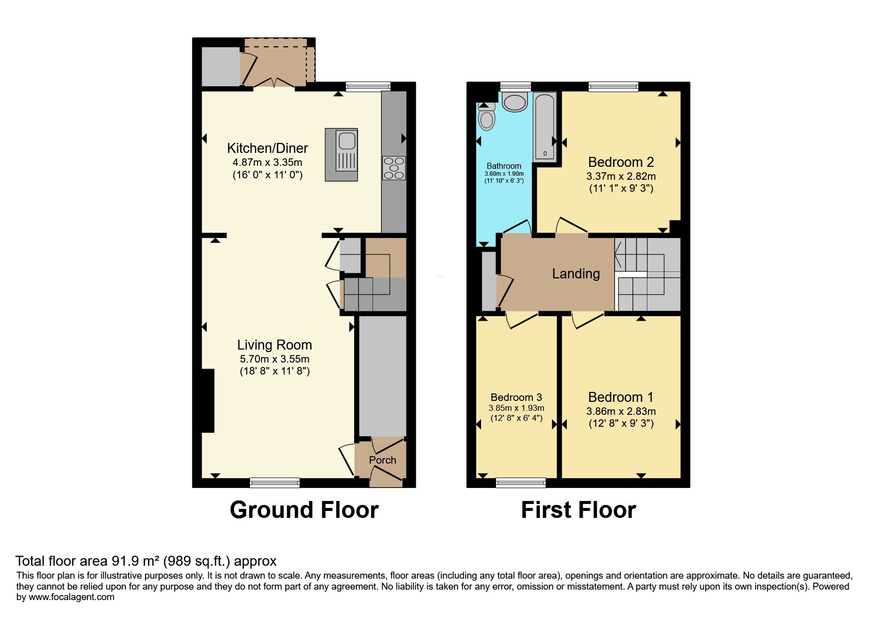 40, Longdale Road, Nottingham floorplan