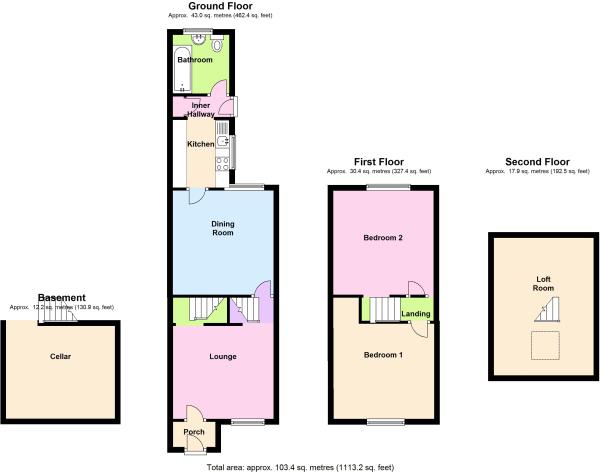 2 Bedrooms Terraced house for sale in Berlin Road, Stockport SK3